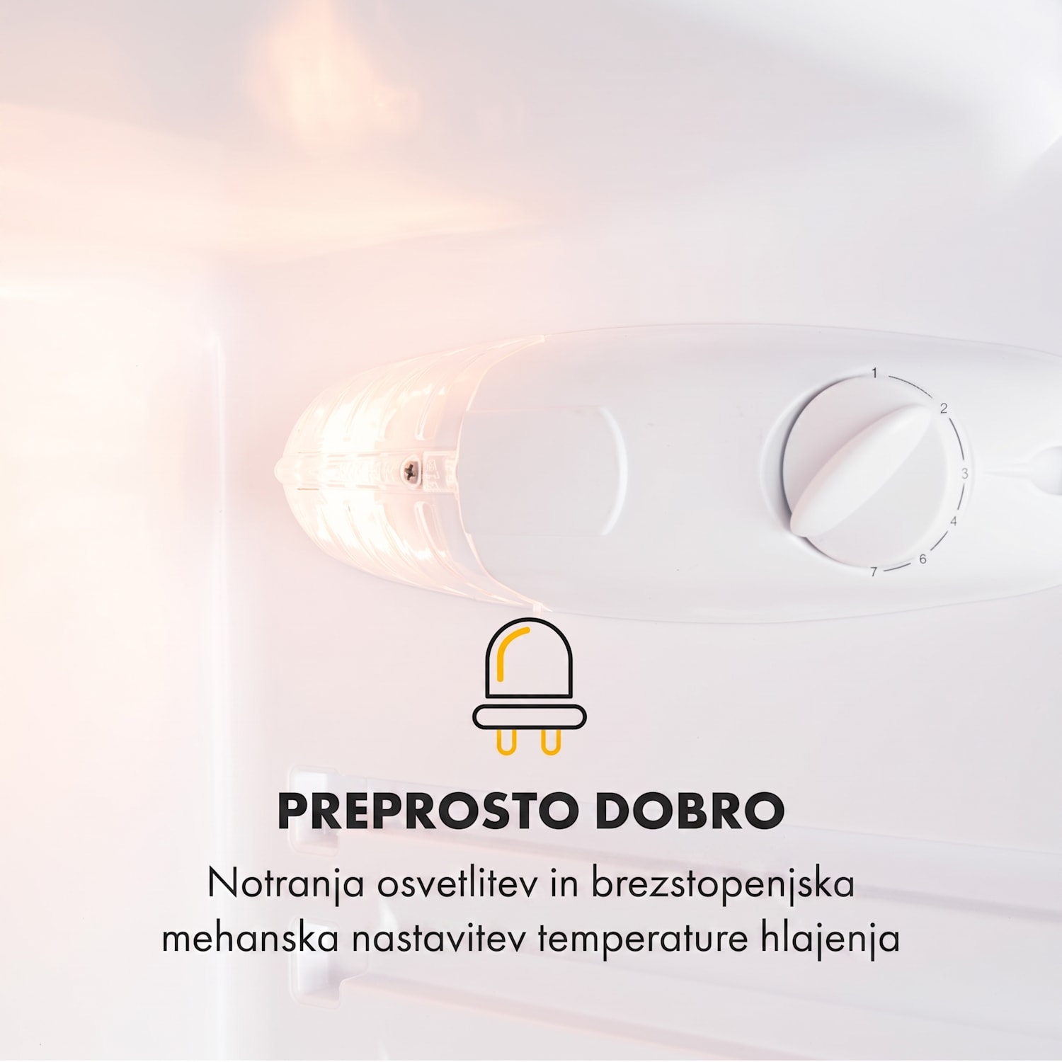 Cool Cousin, hladilnik z zamrzovalnikom, 70/11 litrov, 40 dB, E, črna Črna