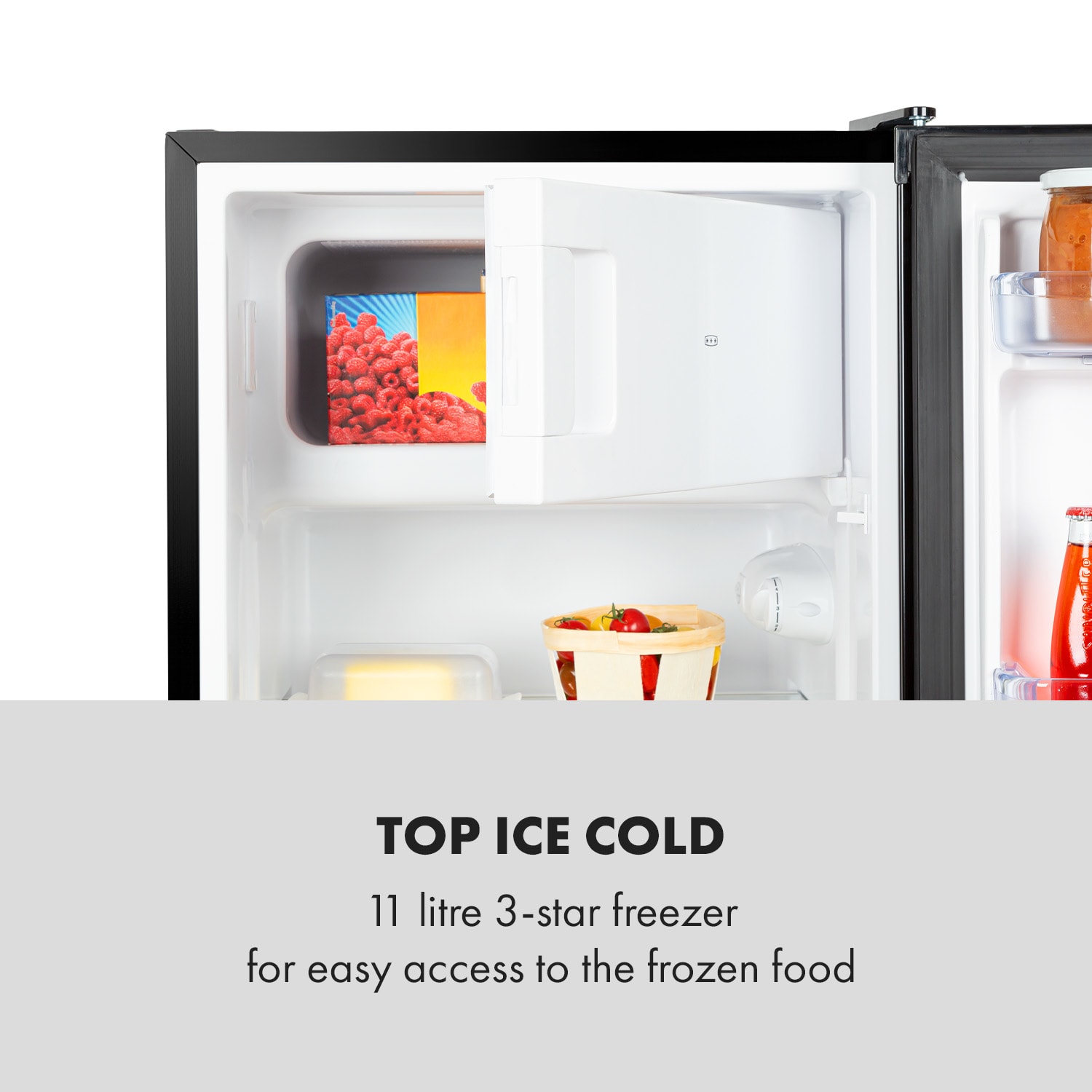 Cool Cousin fridge-freezer combination 70/11 litres 40 dB Black