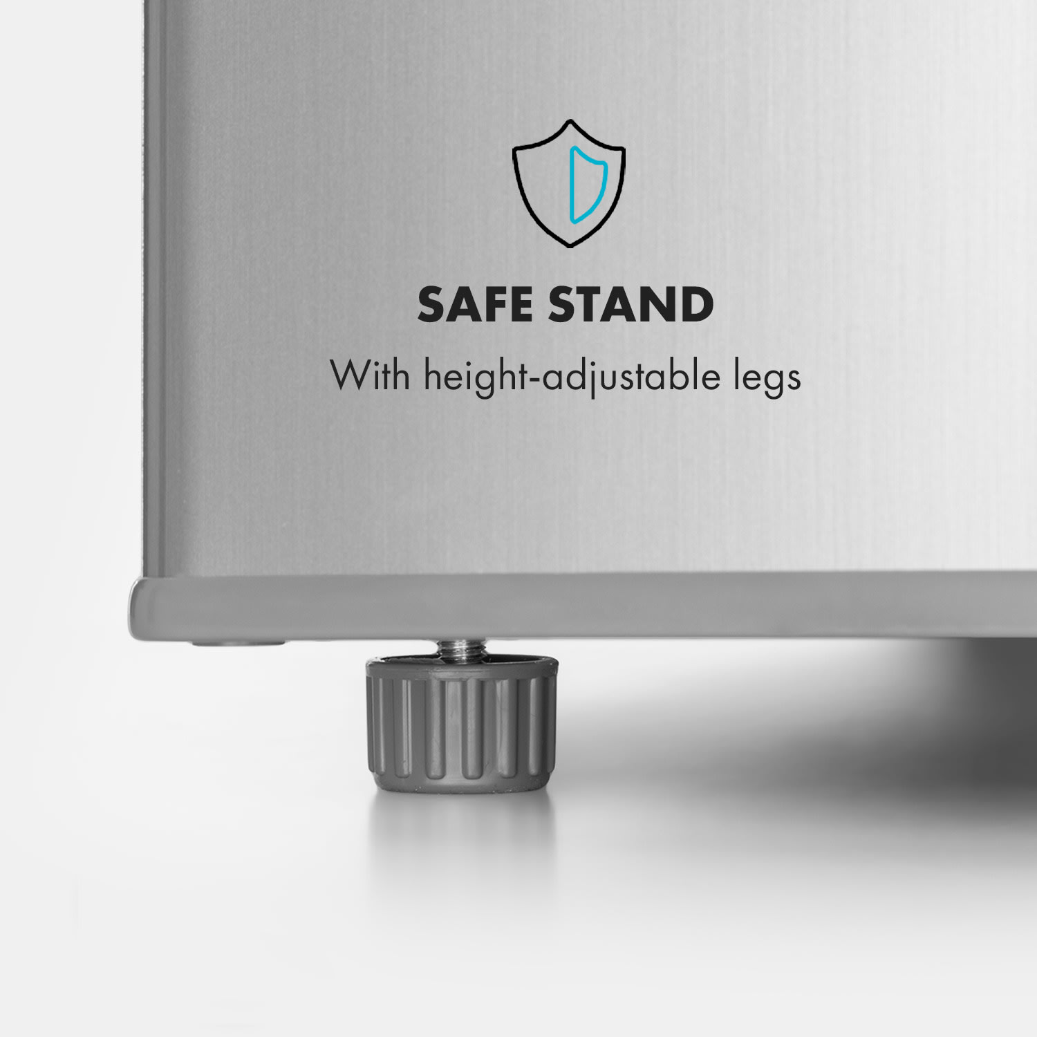 Garfield Eco L, zamrażarka, 64 l, 3 szuflady, szara 