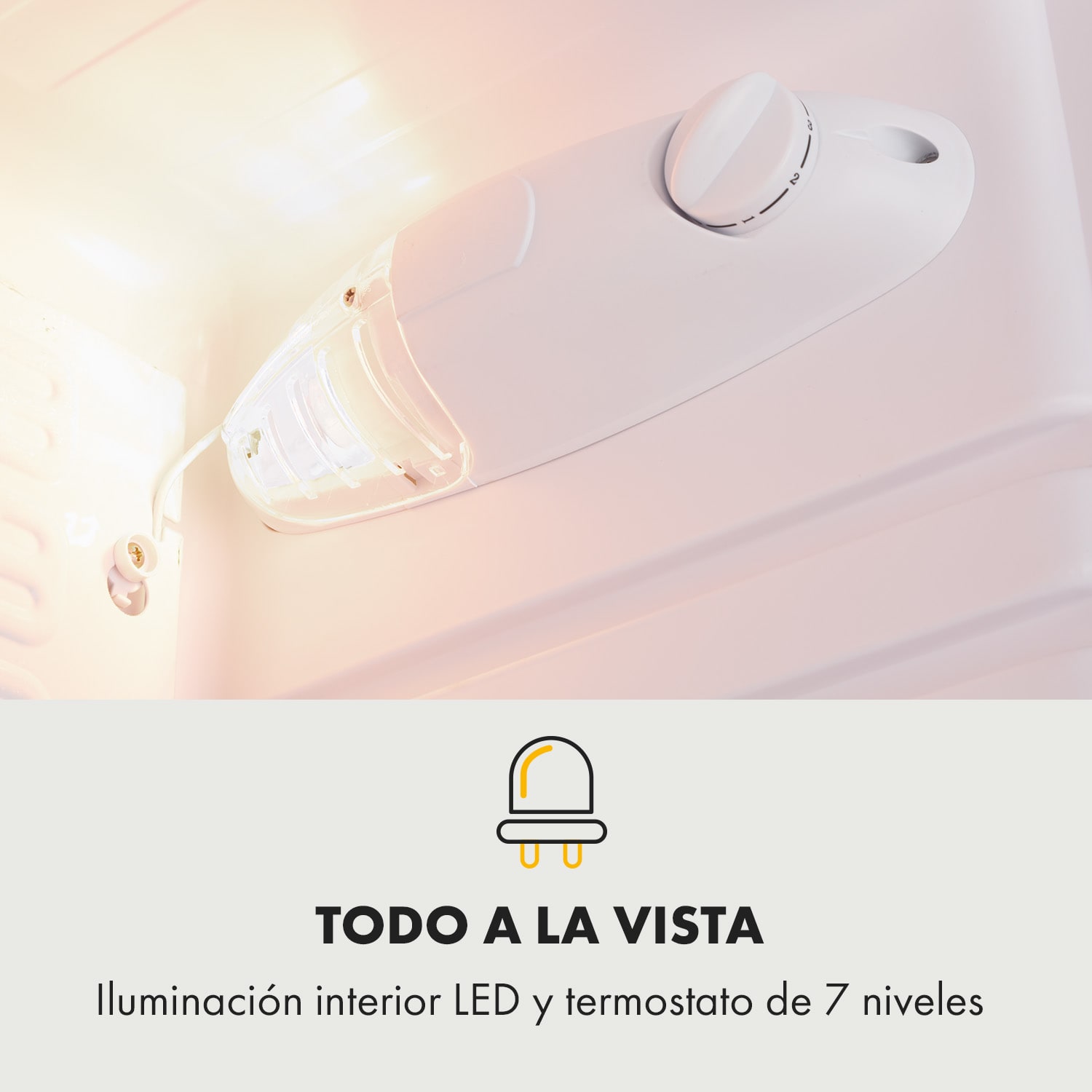 Hudson Frigorífico de 88 litros con compartimento Crisper y compresor Plata