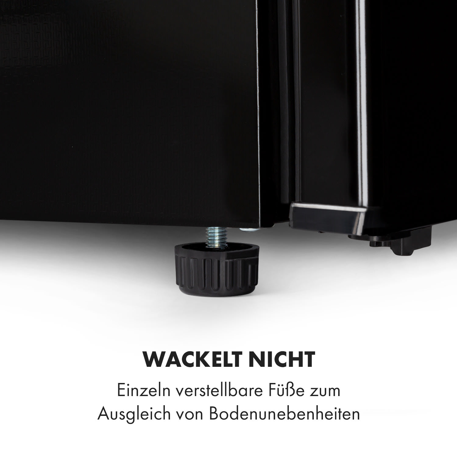 Hudson Kühlschrank 88 Liter Crisperfach Kompressor Schwarz