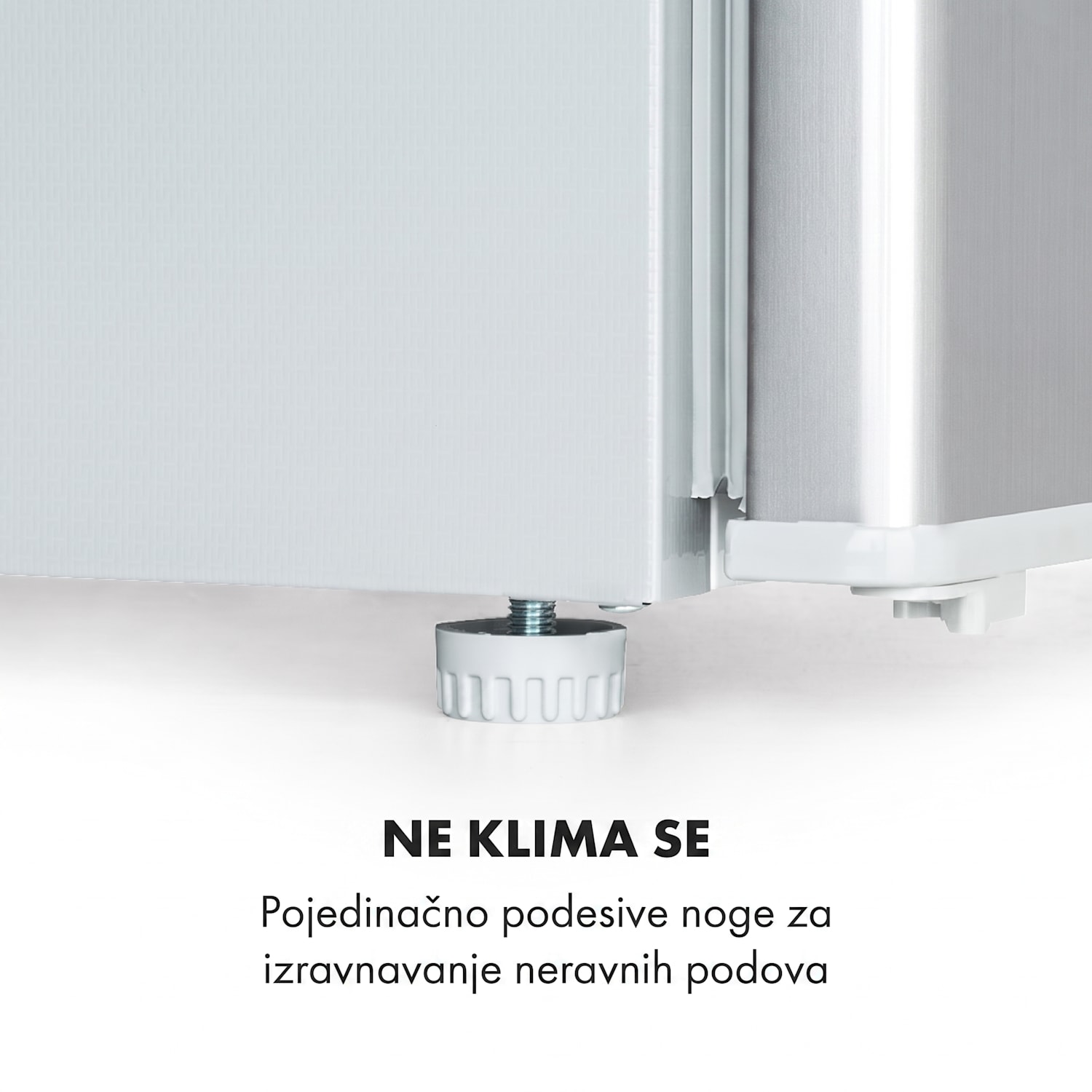 Delaware, hladnjak, E, 75 litara, 4-litarski odjeljak za zamrzavanje, kompresor, srebrni / sivi Srebrna metalik