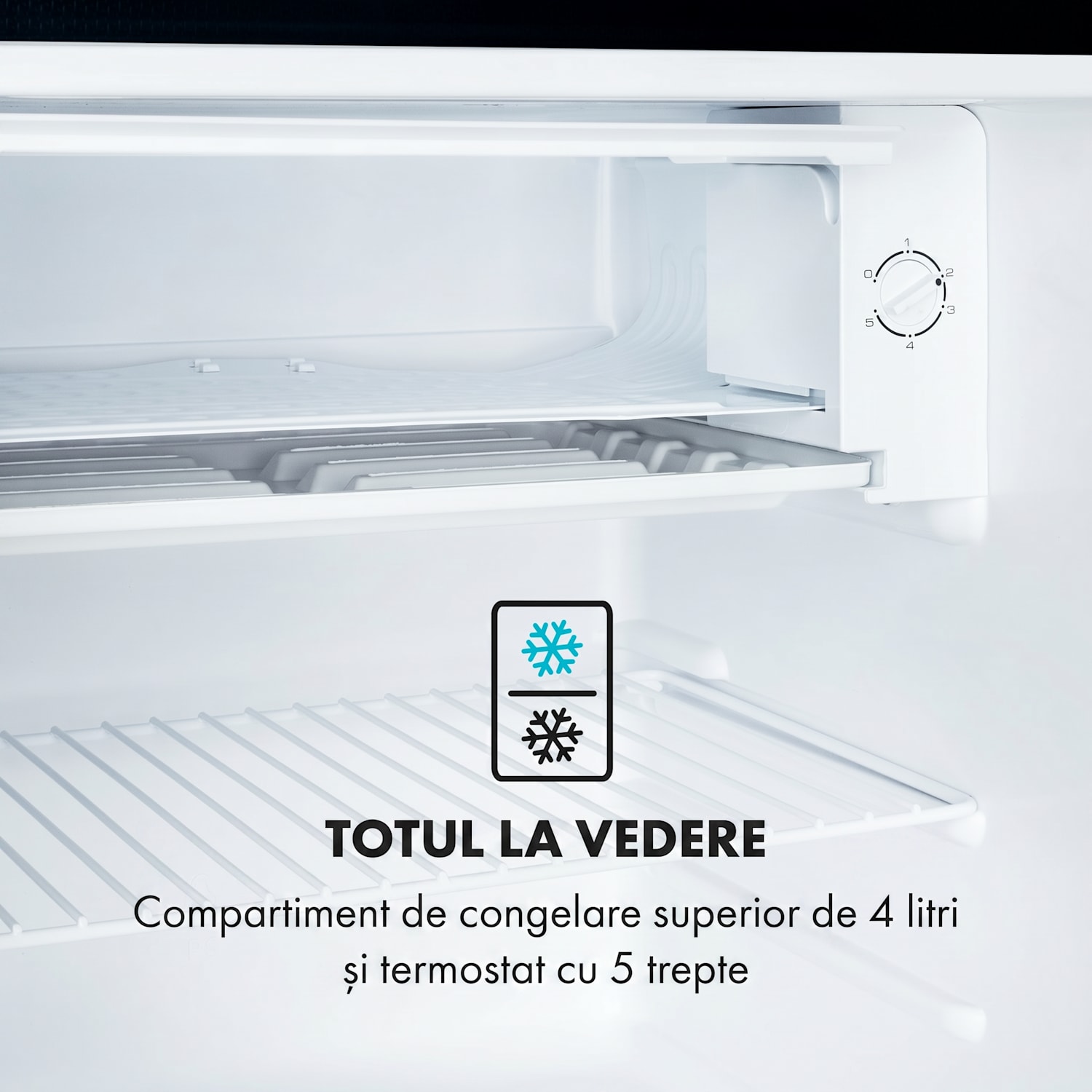 Delaware Frigider 75 litri Congelator 4 litri Compresie Negru