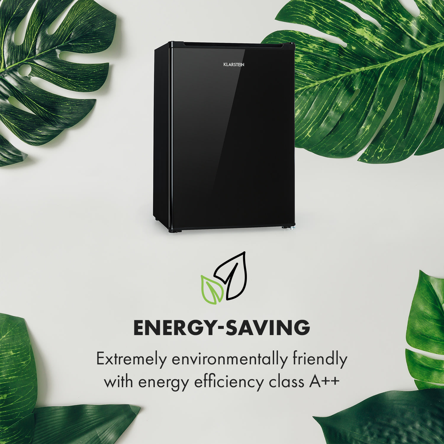 Delaware Хладилник 75 литра Фризер 4 литра Компресия Черно