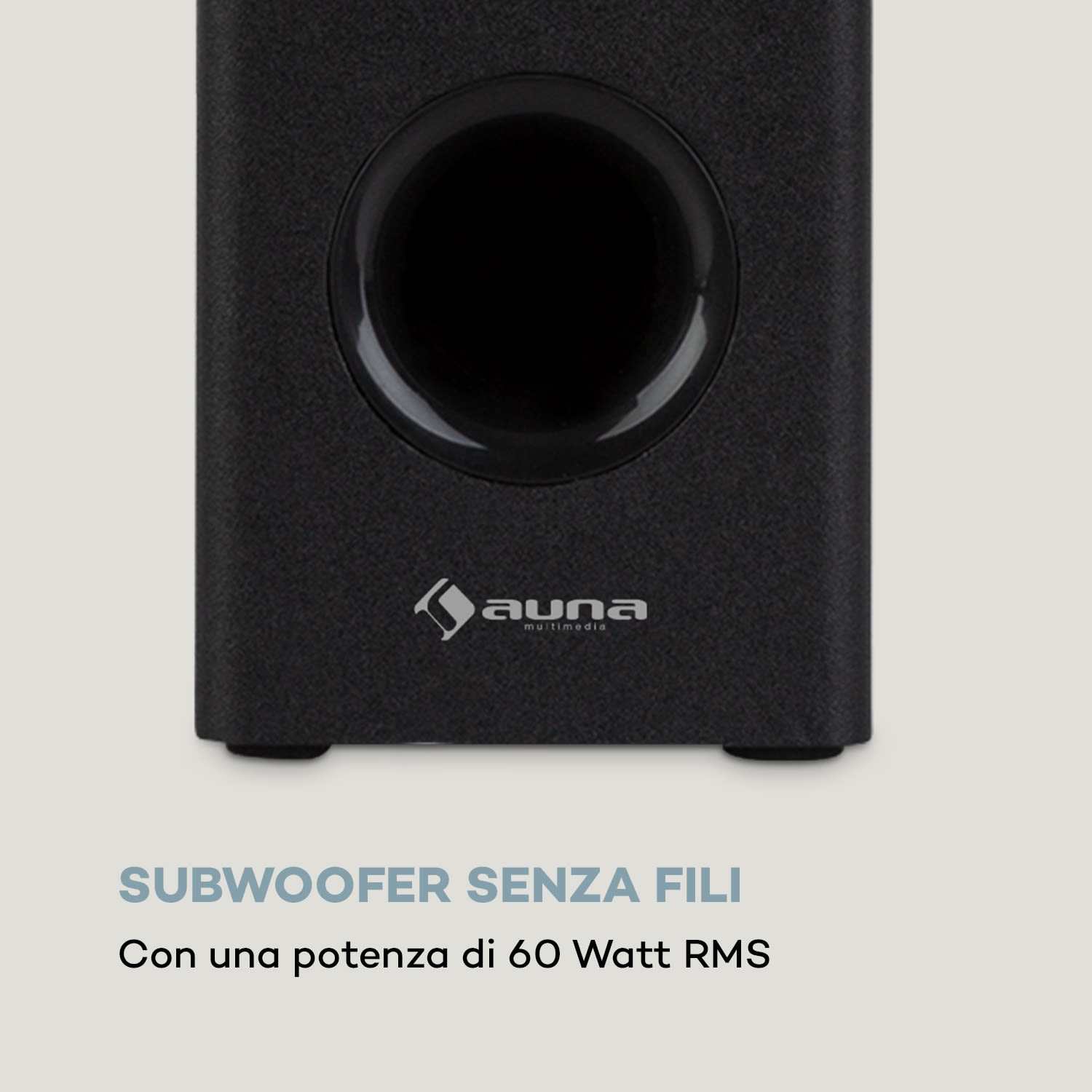 Areal Bar 750 2.1 Sound System Soundbar Potenza RMS 120W BT USB nero 