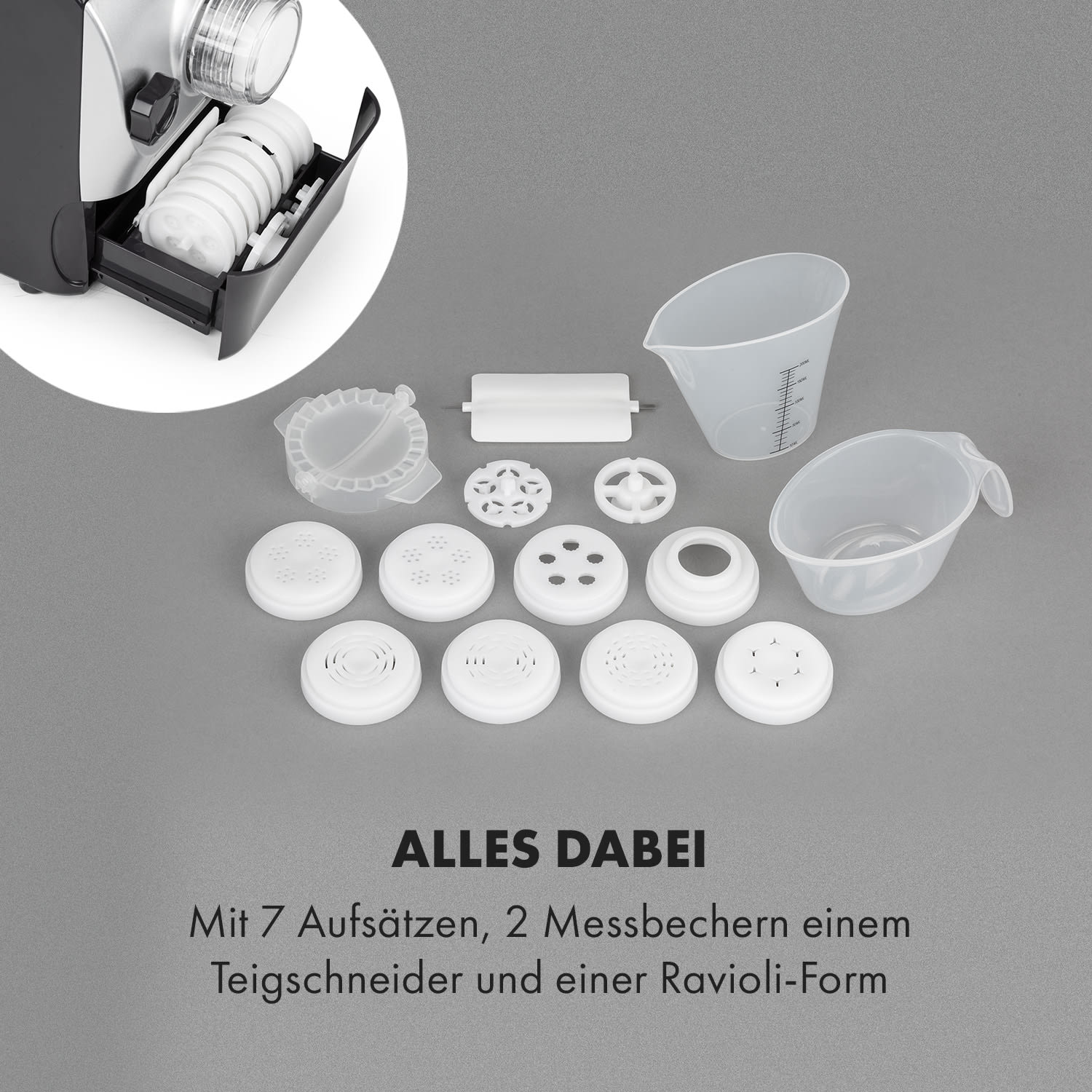 Pastamania Machine à pâtes 260W 7 moules 60 dB écran LED - violet 