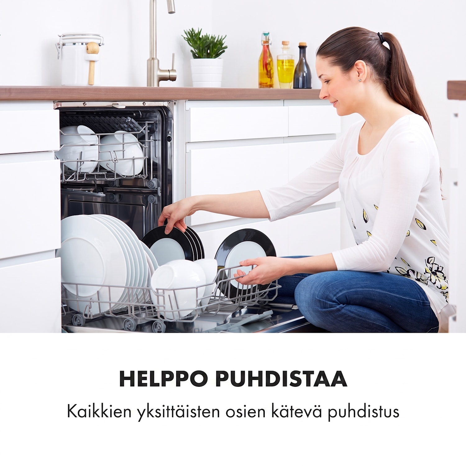 Pastamania pastakone 260W 7 lisäosaa 500 g 60 dB LED Musta