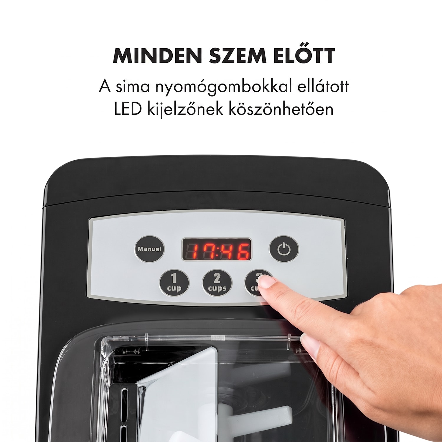 Pastamania, tésztakészítő gép, 260 W, 7 kiegészítő, 500 g, 60 dB, LED Fekete