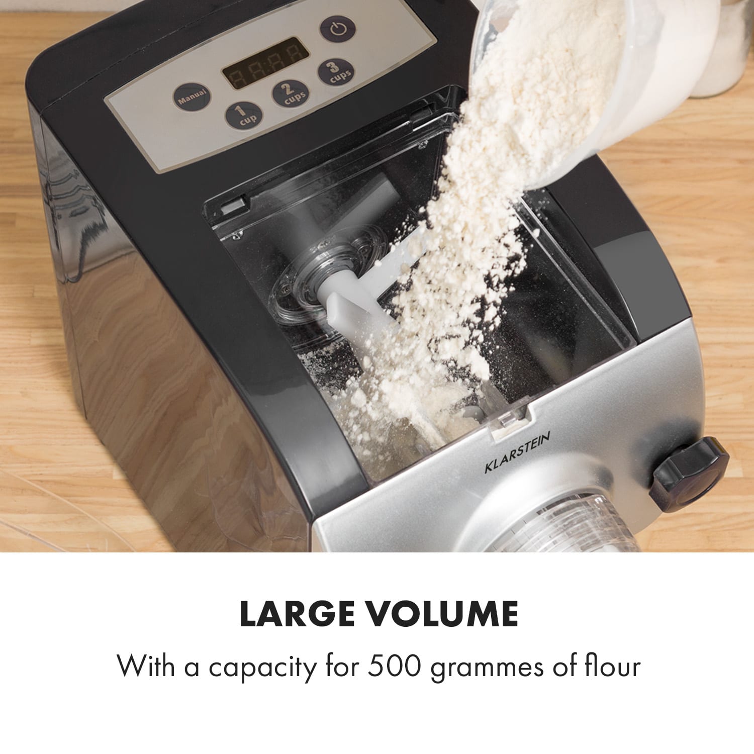 Pastamania Pasta Machine 260W 7 Attachments 500 g 60 dB LED Purple Black