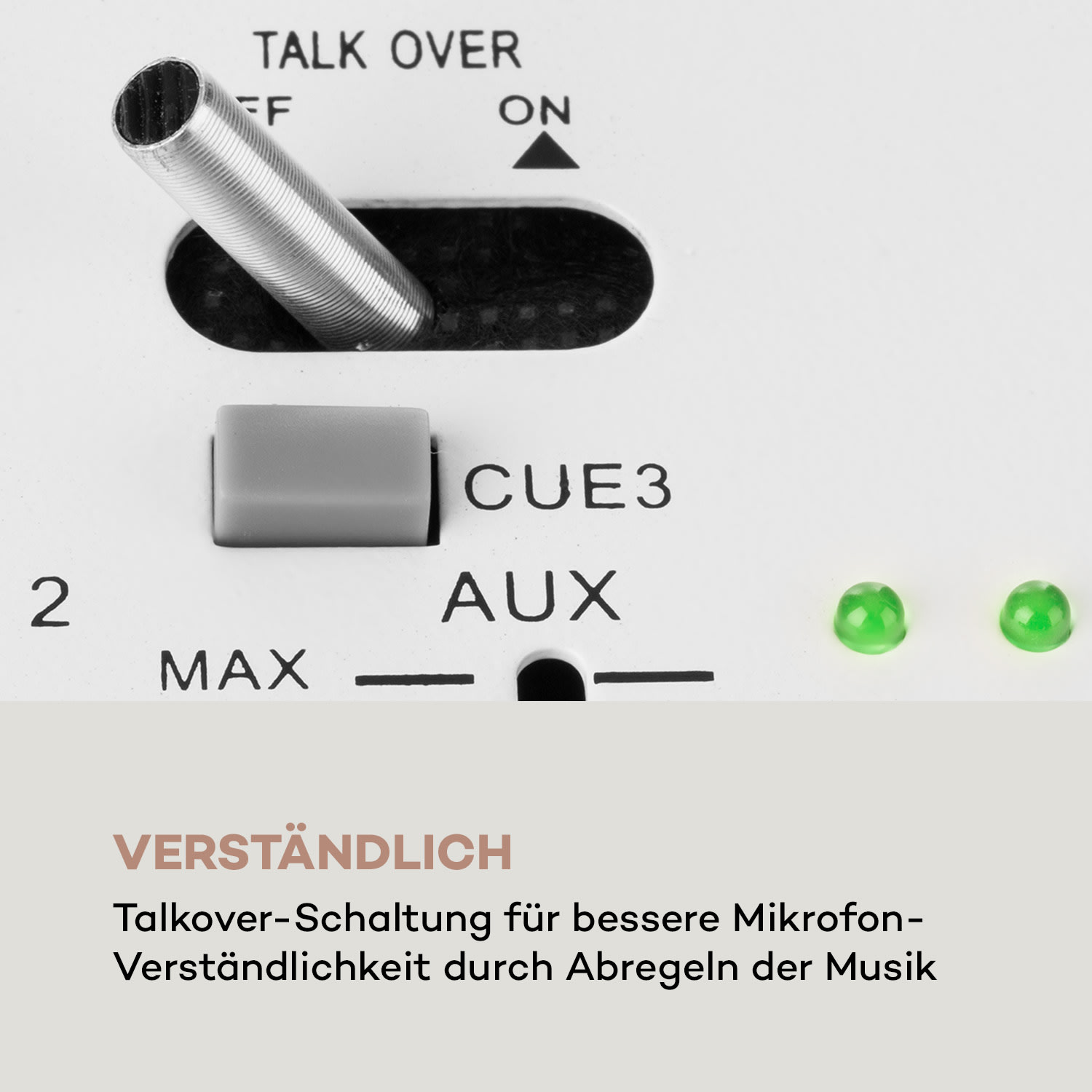 DJ-22BT MKII Mixer 3/2-Kanal-DJ-Mischpult BT 2xUSB Rack-Einbau weiß Weiß