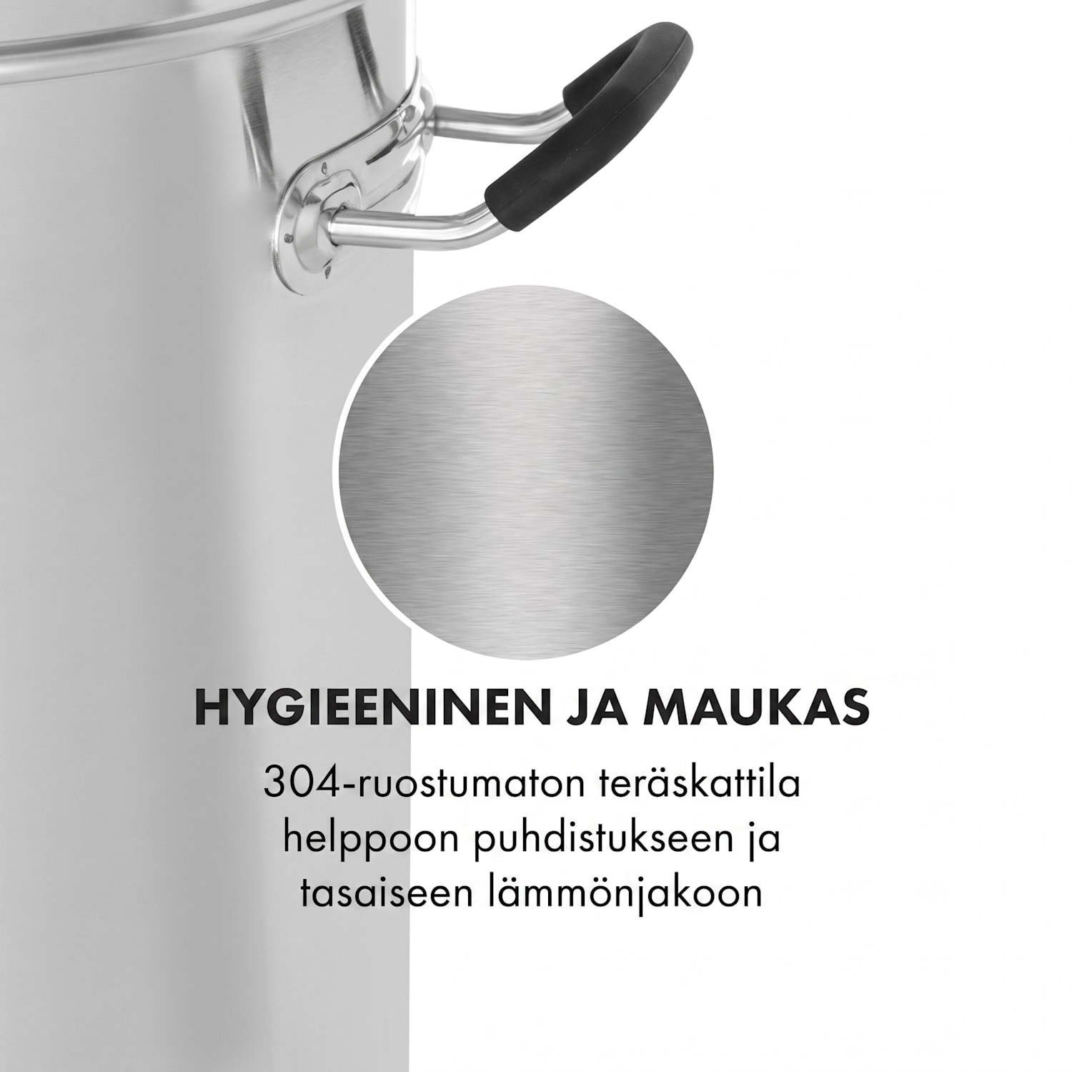 Brauheld Pro -mäskikattila 2500 W 30 l 30–100 °C sekoituspumppu ruostumaton teräs 30 L