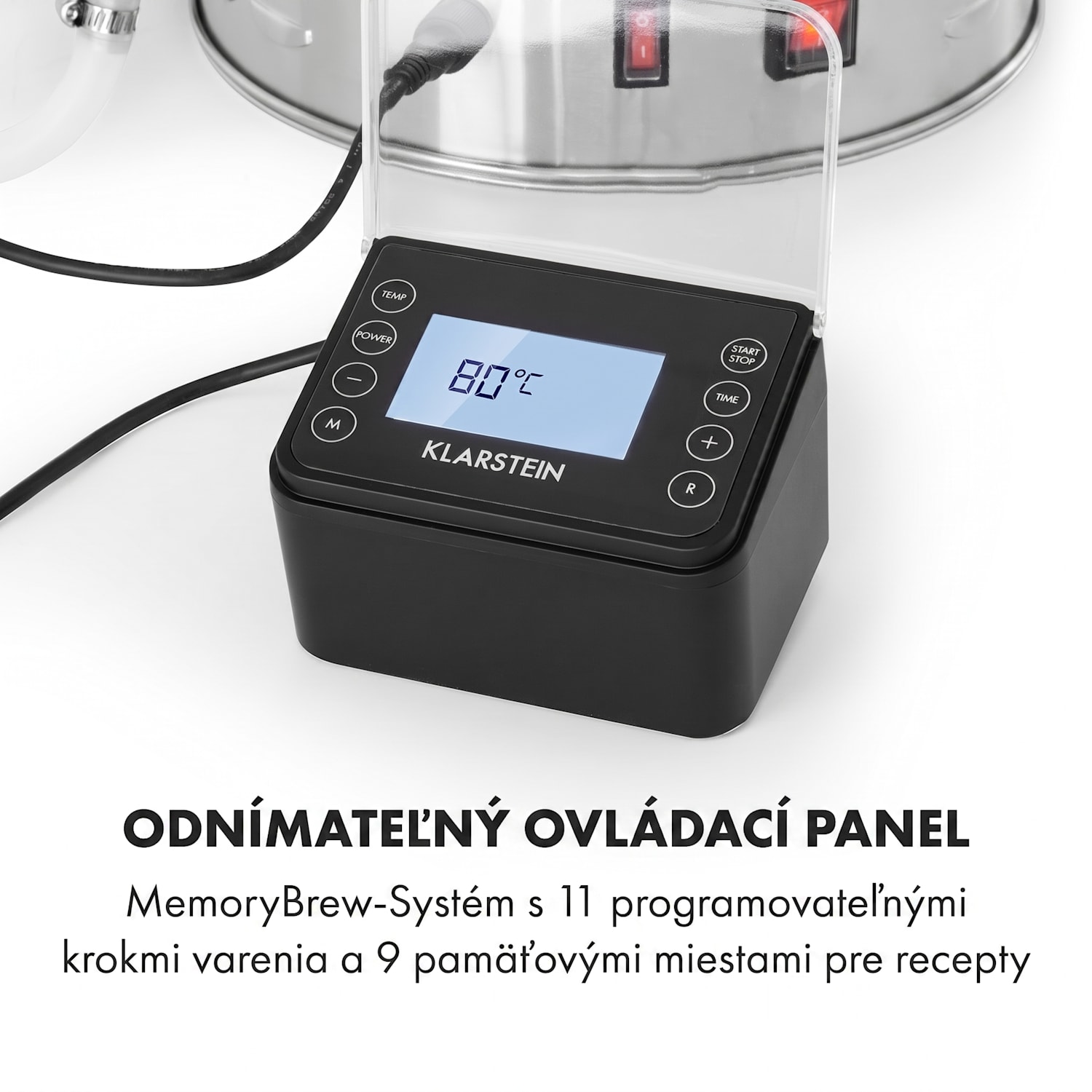 Brauheld Pro, sladový kotol, 30 l, 2500 W, 30 – 100 °C, obehové čerpadlo, nehrdzavejúca oceľ 30 L
