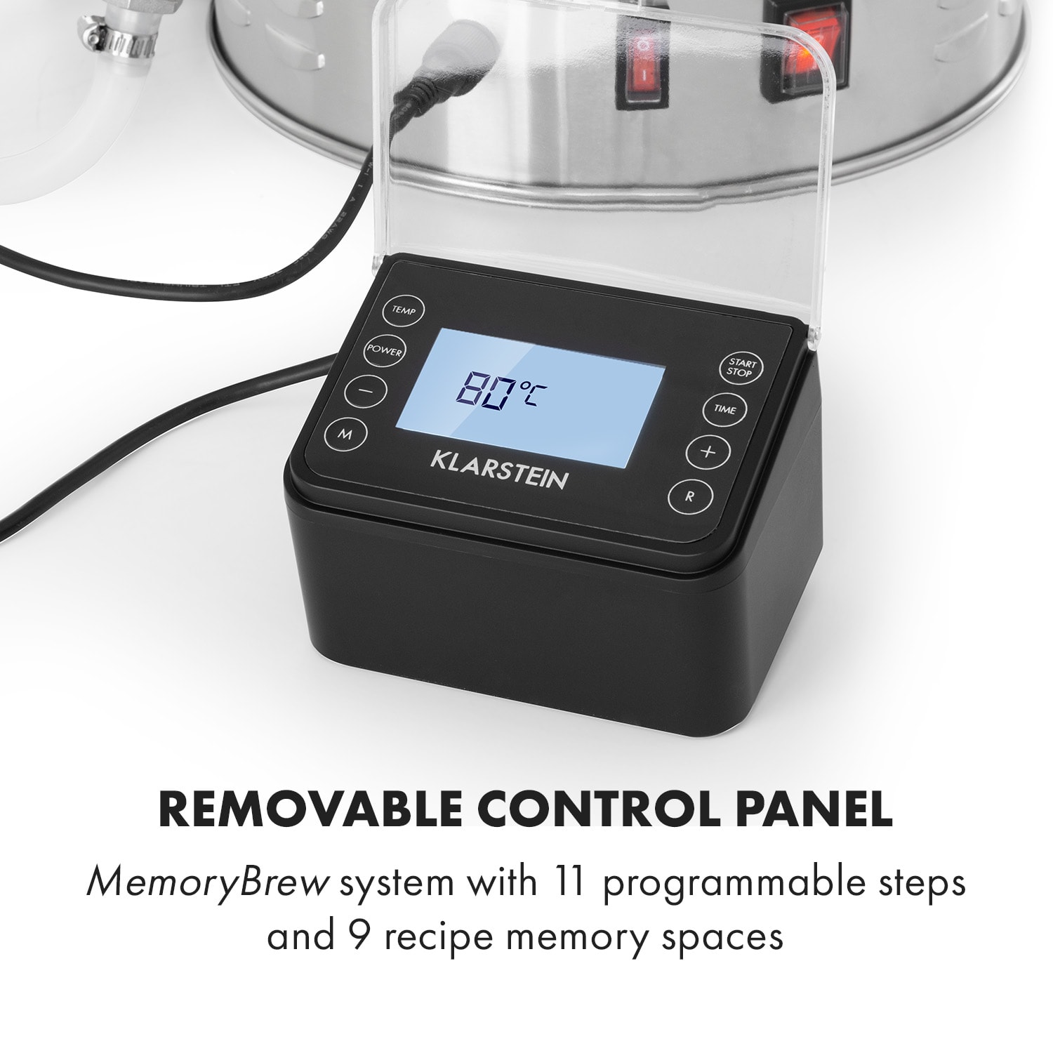 Brauheld Pro, sörfőző üst, 35 l, 2500 W, 30 - 100°C, keverőpumpa, rozsdamentes acél 35 Ltr