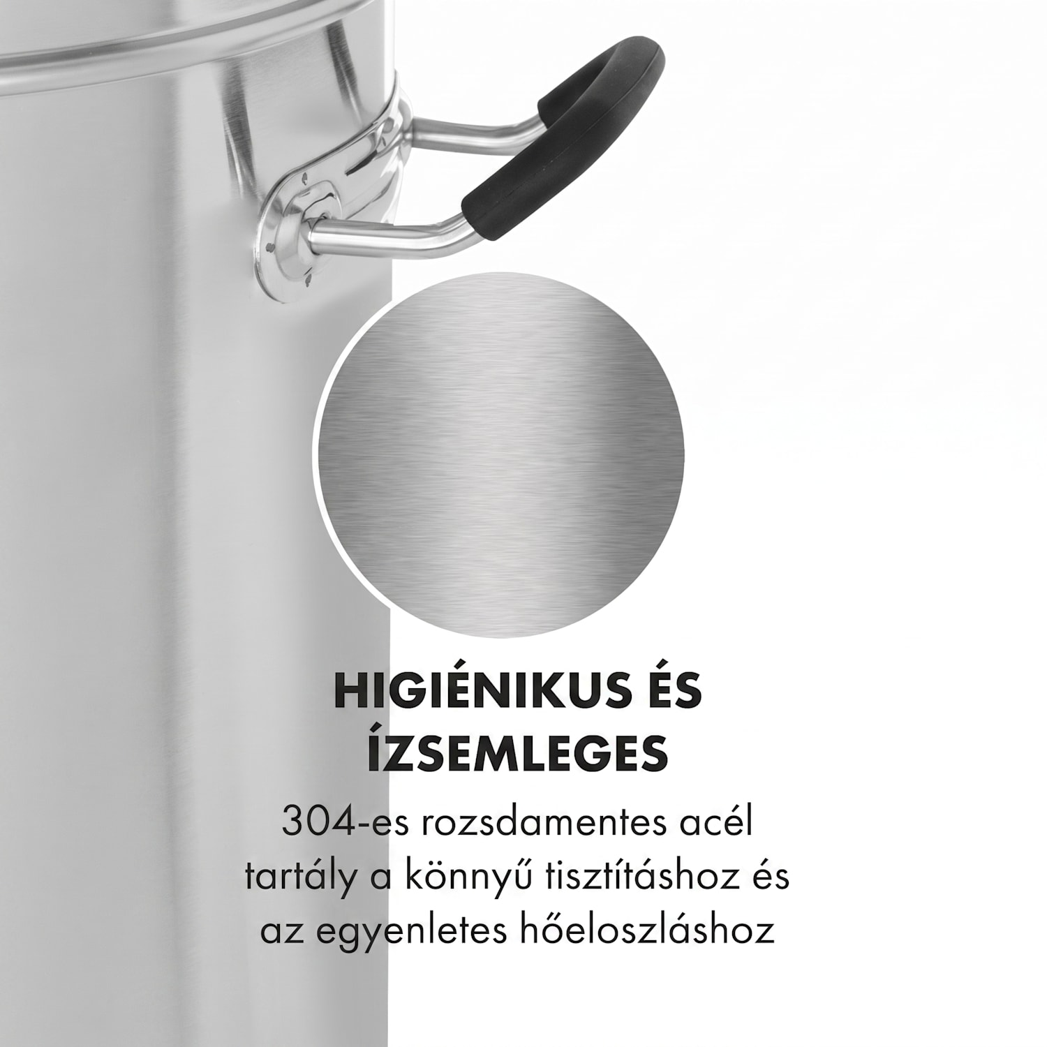 Brauheld Pro, sorfőző üst, 45 l, 3300 W, 30 - 100°C, keverőpumpa, rozsdamentes acél 45 L