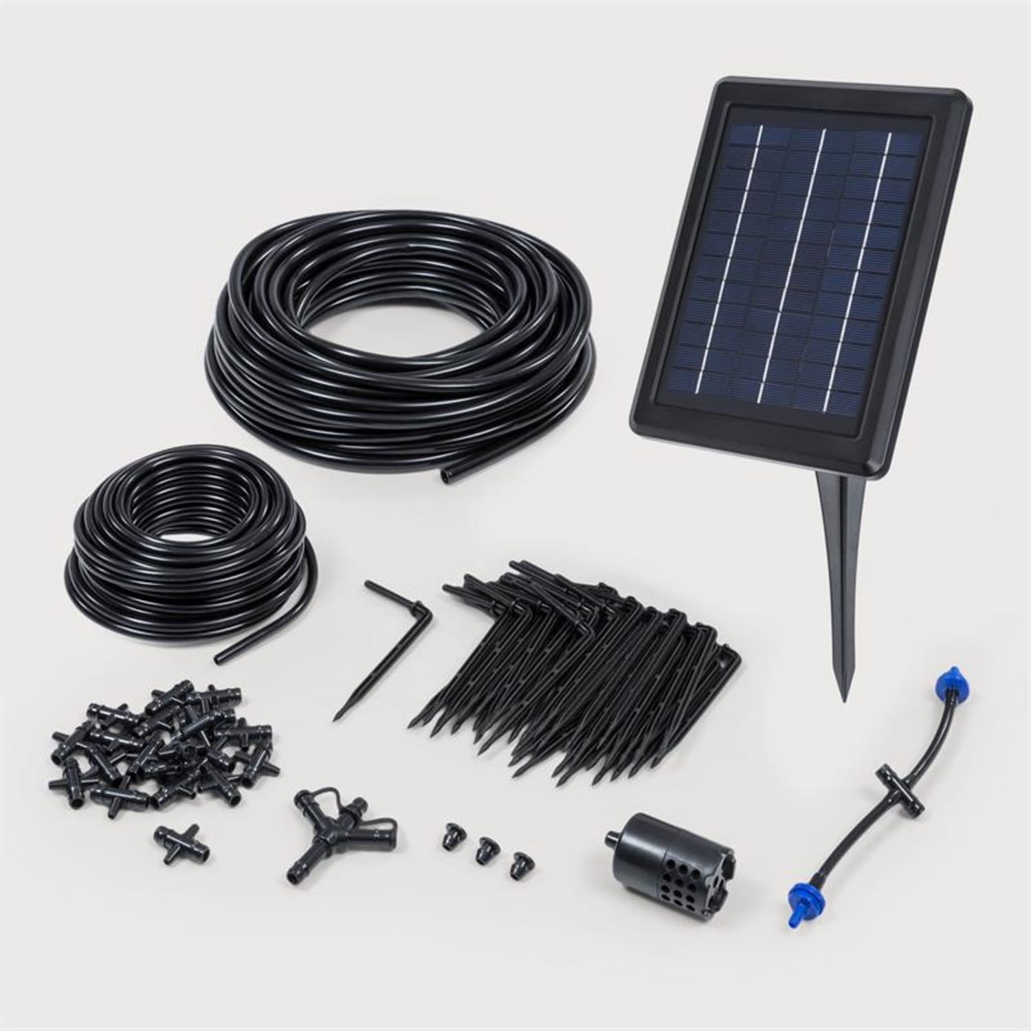 Greenkeeper Solar Irrigation System Solar Panel 1.500 mAh 40 Plants Solar powered