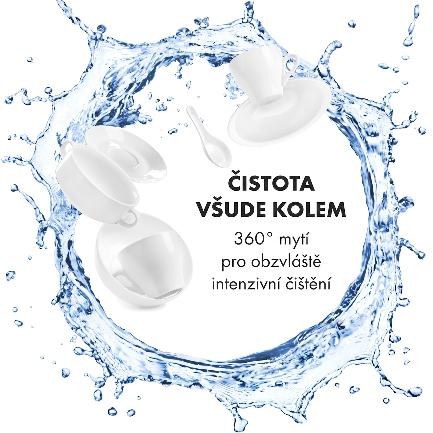 Lagoona, myčka nádobí, 6,5 l, 1380 W, energetická třída F, 6 sad nádobí, bílá 