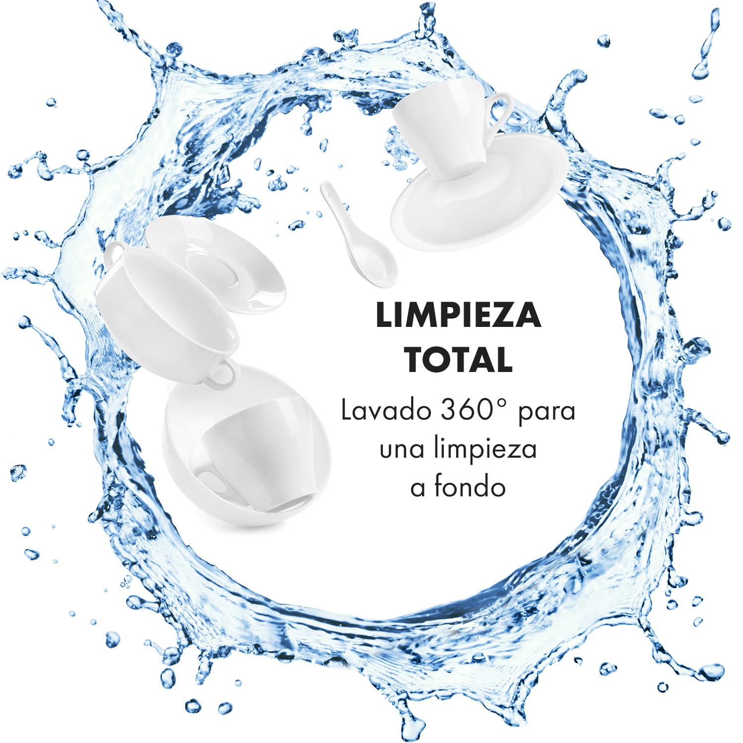 Lavavajillas Lagoona 1380W 6,5L 6 cubiertos Touch 