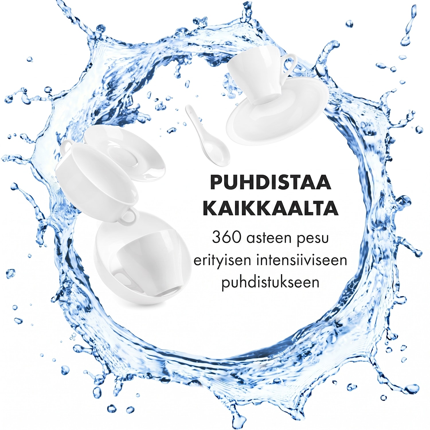 Lagoona astianpesukone 1380 W 6,5 l 6 astiastoa kosketus 