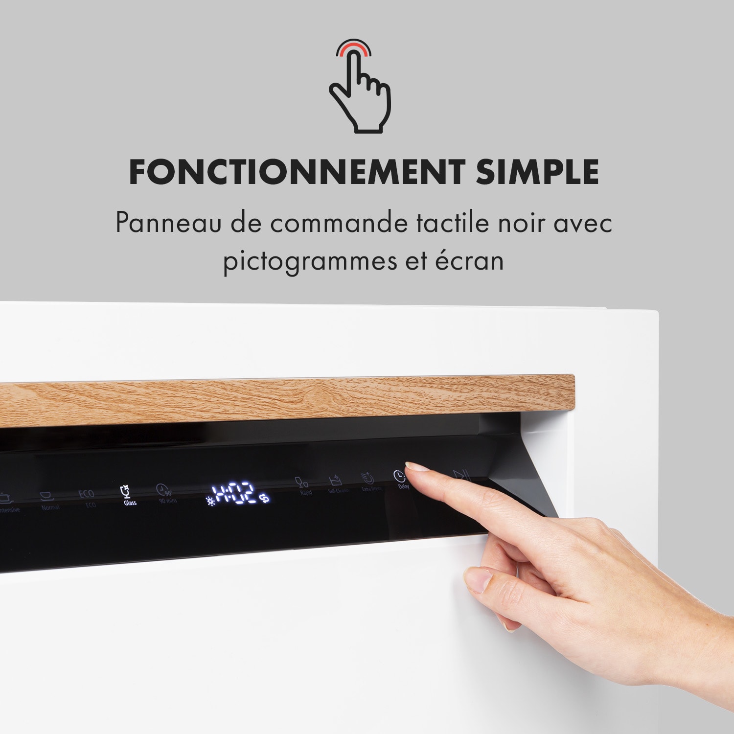 Lave-vaisselle Lagoona 1380W 6,5L 6 couverts Touch 