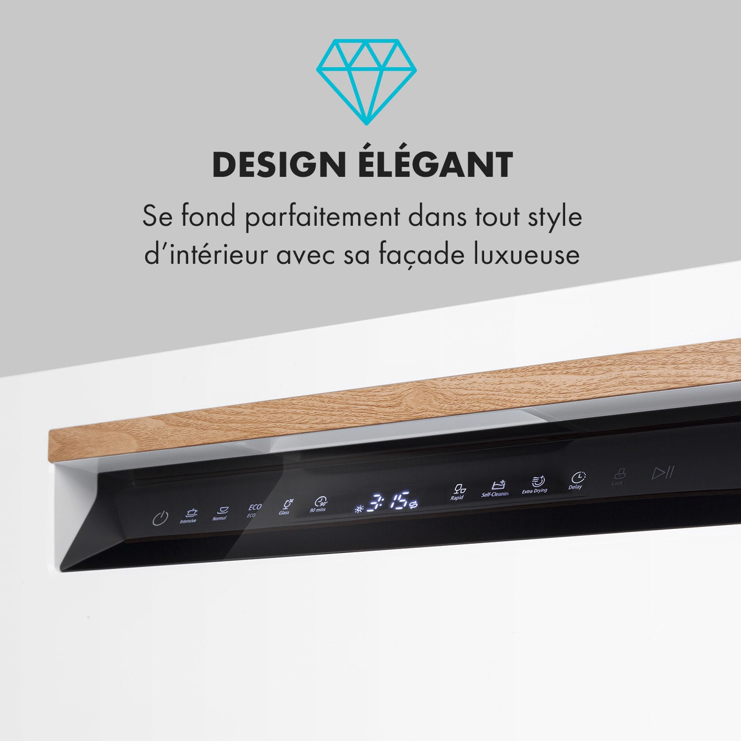 Lave-vaisselle Lagoona 1380W 6,5L 6 couverts Touch 