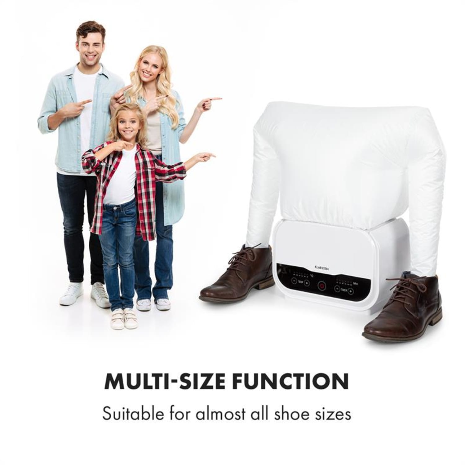 ShirtButler Pro, nástavec na topánky, príslušenstvo, sušič topánok, nylon, biely 