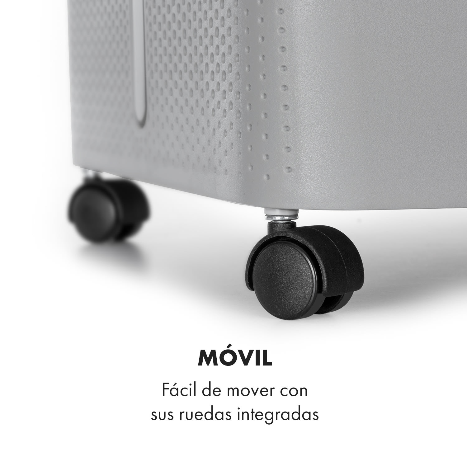 Townhouse Ventilador Climatizador evaporativo 7 litros 110W mando a distancia Gris claro 