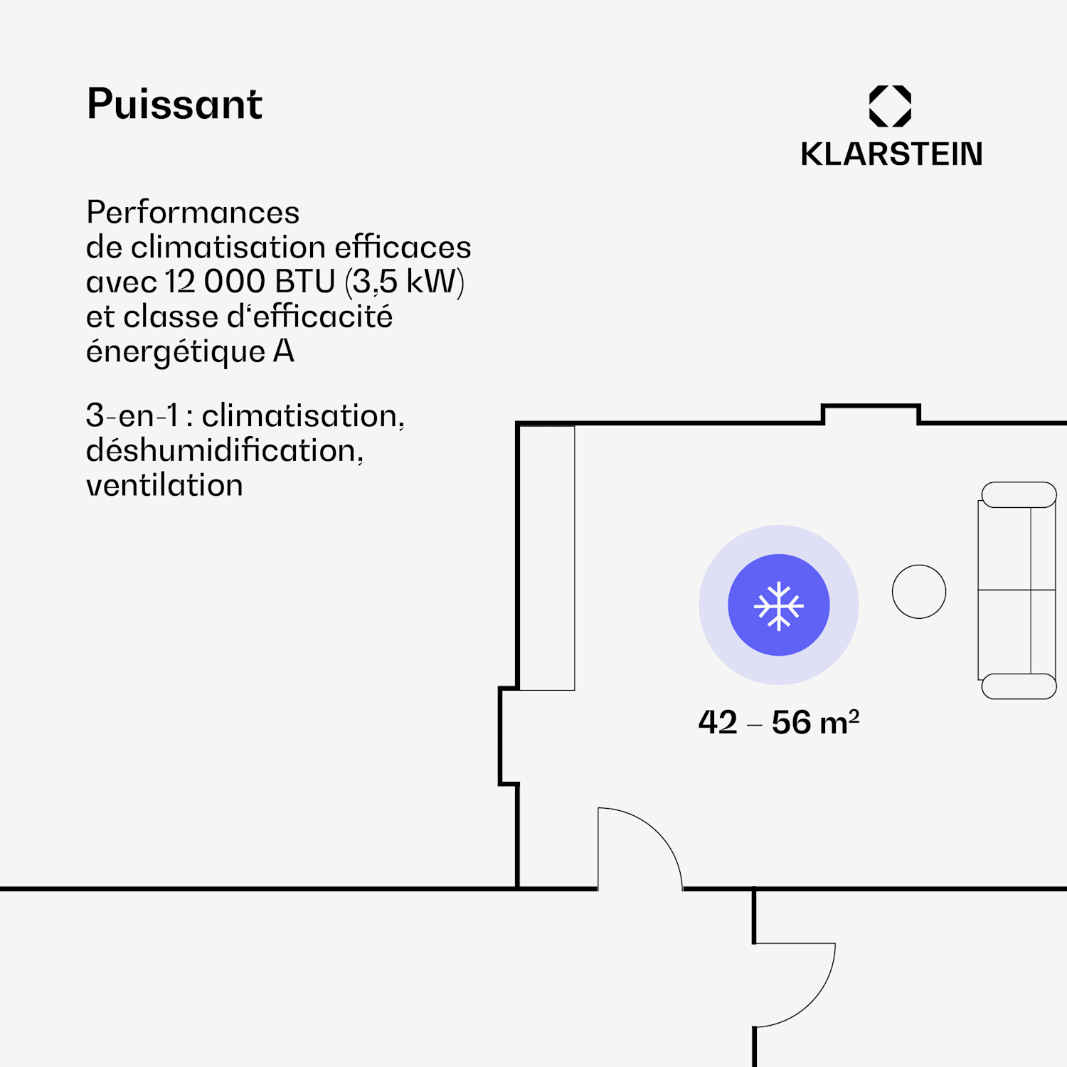 Climatiseur 3 en 1 Iceblock Prosmart 12 12 000 BTU App Control 