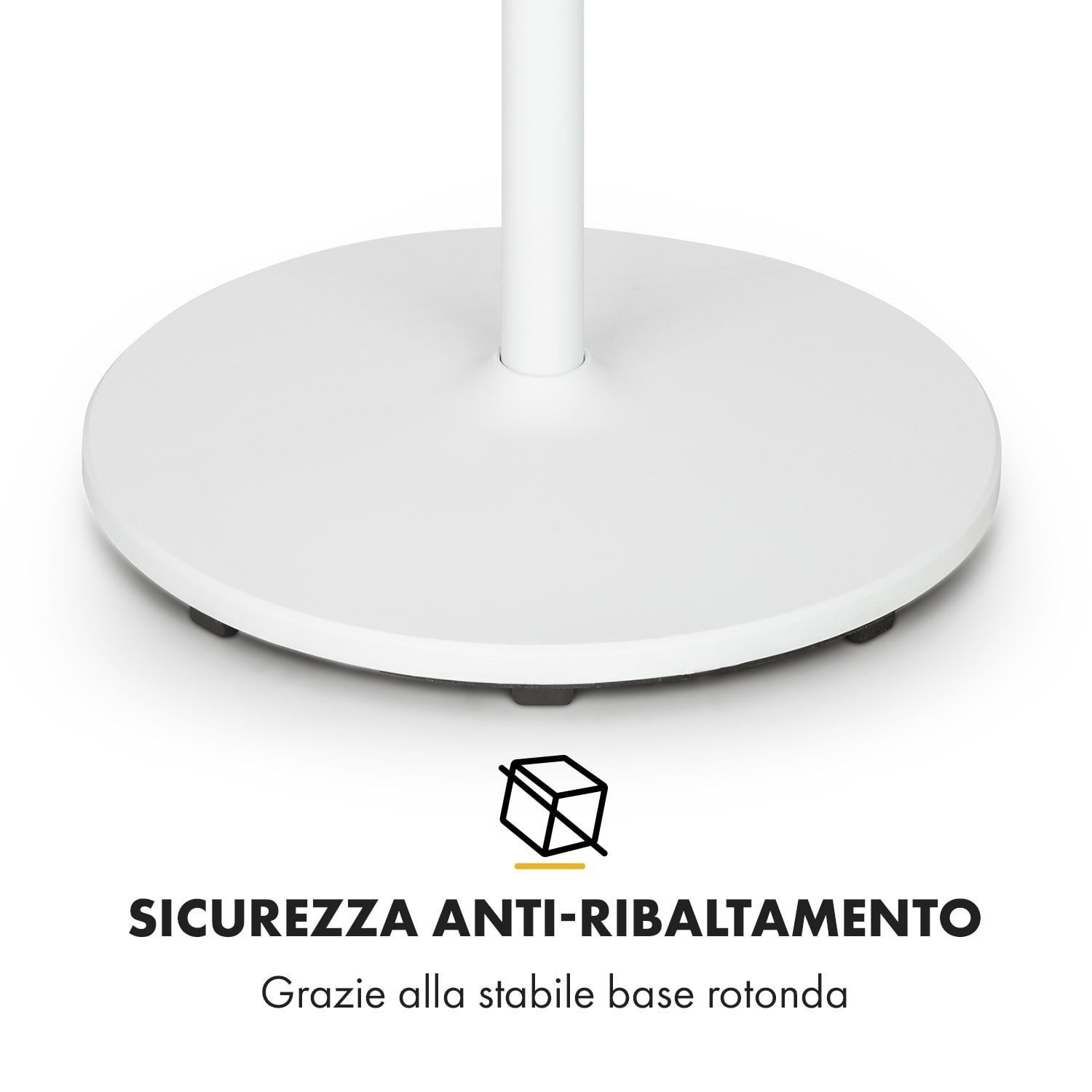 Windflower Ventilatore a Piantana 5 pale (15"/38,5cm) 50W bianco Bianco