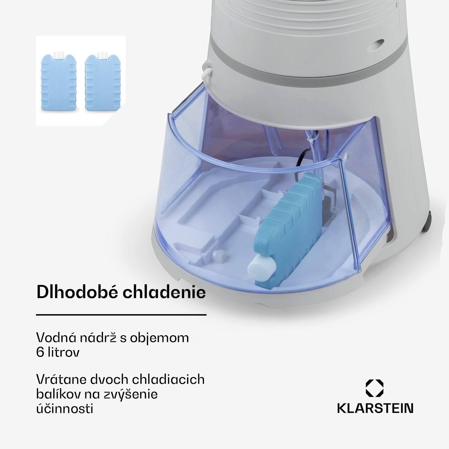 Skyscraper Ice, 4 v 1 ochladzovač vzduchu, ventilátor, čistička vzduchu, zvlhčovač, 45 W, 210 m³/h, oscilácia, mobilný, diaľkové ovládanie 