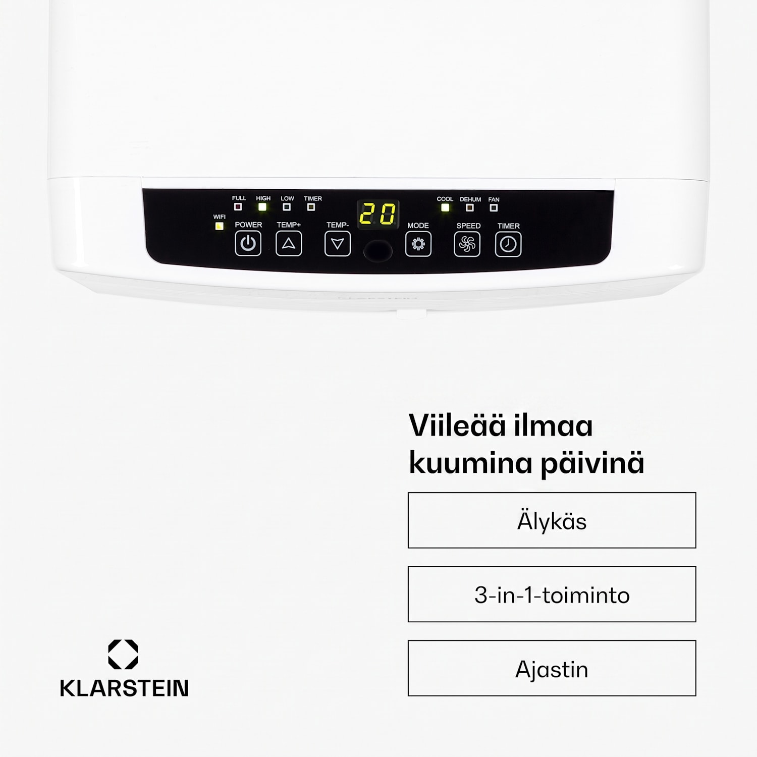 Iceblock Ecosmart 7 siirrettävä ilmastointilaite 7000 BTU/2,1 kW valkoinen 7.000 BTU | Kyllä