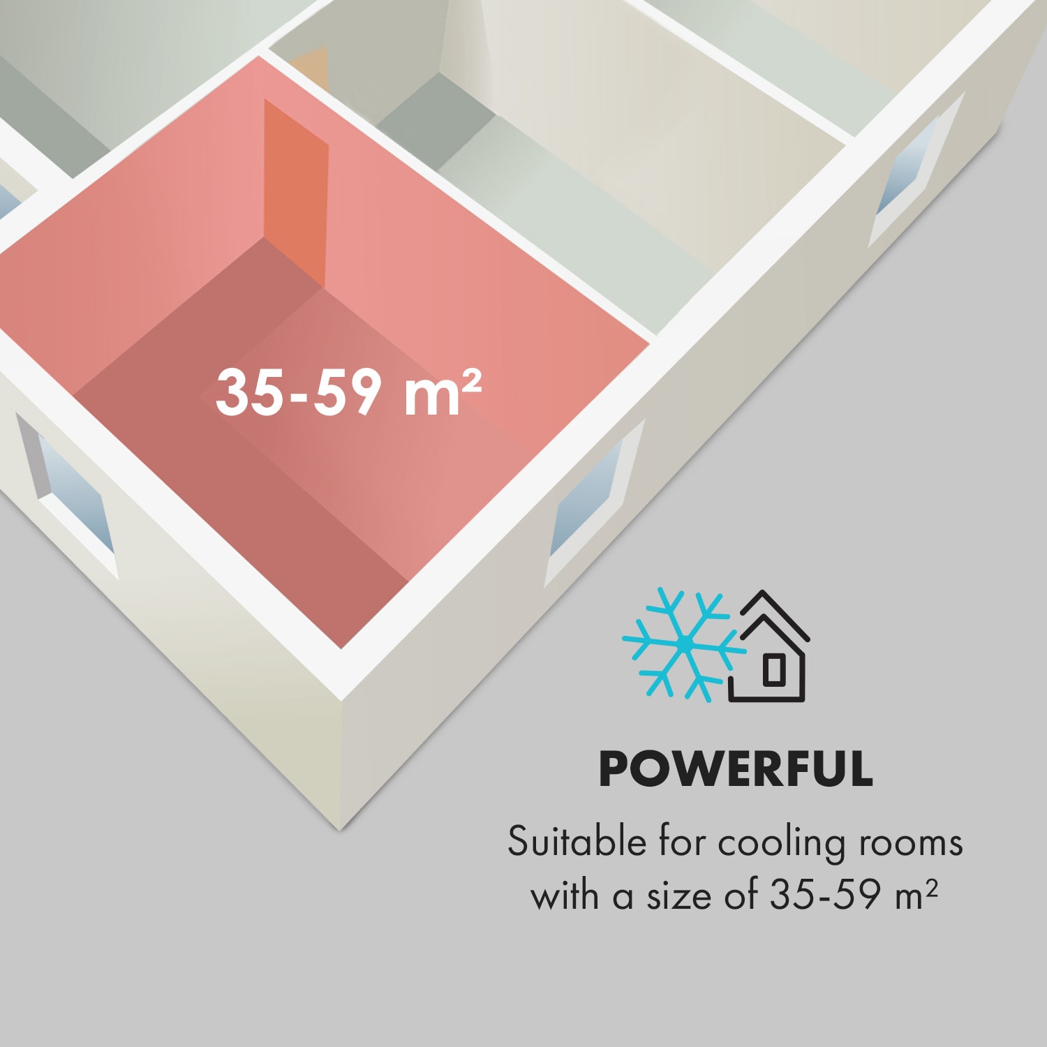 Metrobreeze Las Vegas 12 2G, légkondicionáló, 12 000 BTU/3,5 kW, EEC A, fehér