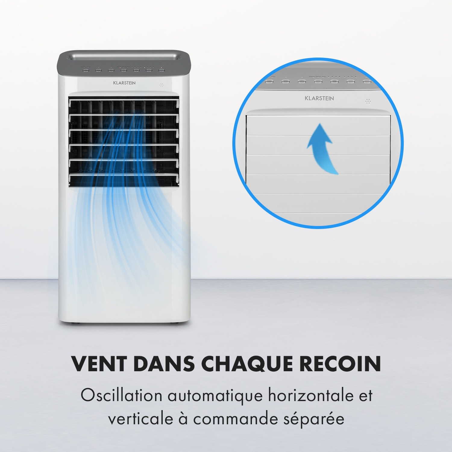 Coldplayer rafraîchisseur d'air 4-en-1 68 W 384 m³/h 4 vitesses blanc Blanc