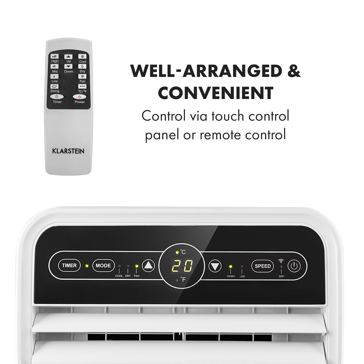 Metrobreeze New York 7k, мобилен климатик,  2,05kW, 7000 BTU,  EEC A, бял