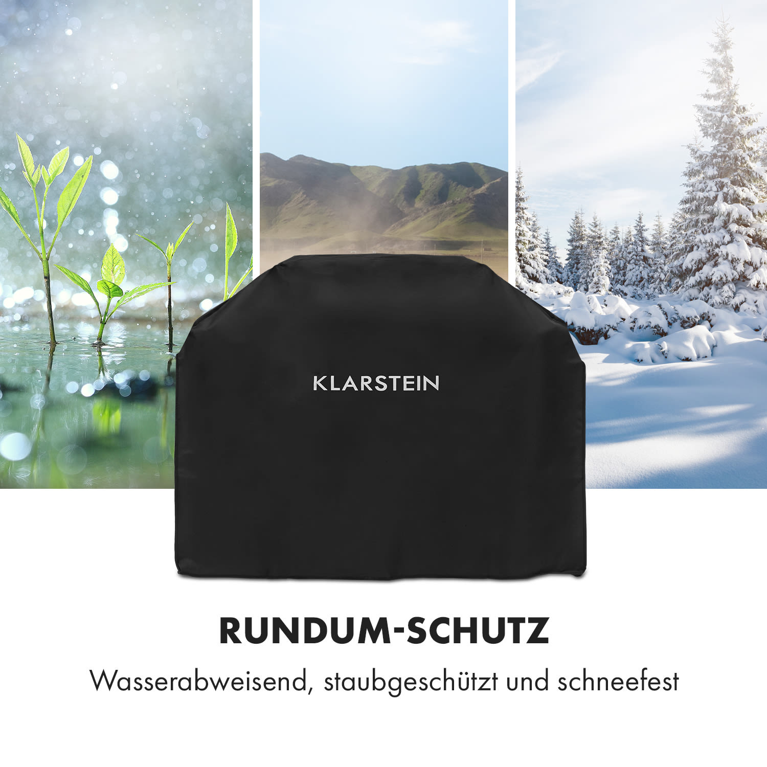 Tomahawk Wetterschutzhaube 600D Canvas 30/70% PE/PVC schwarz 