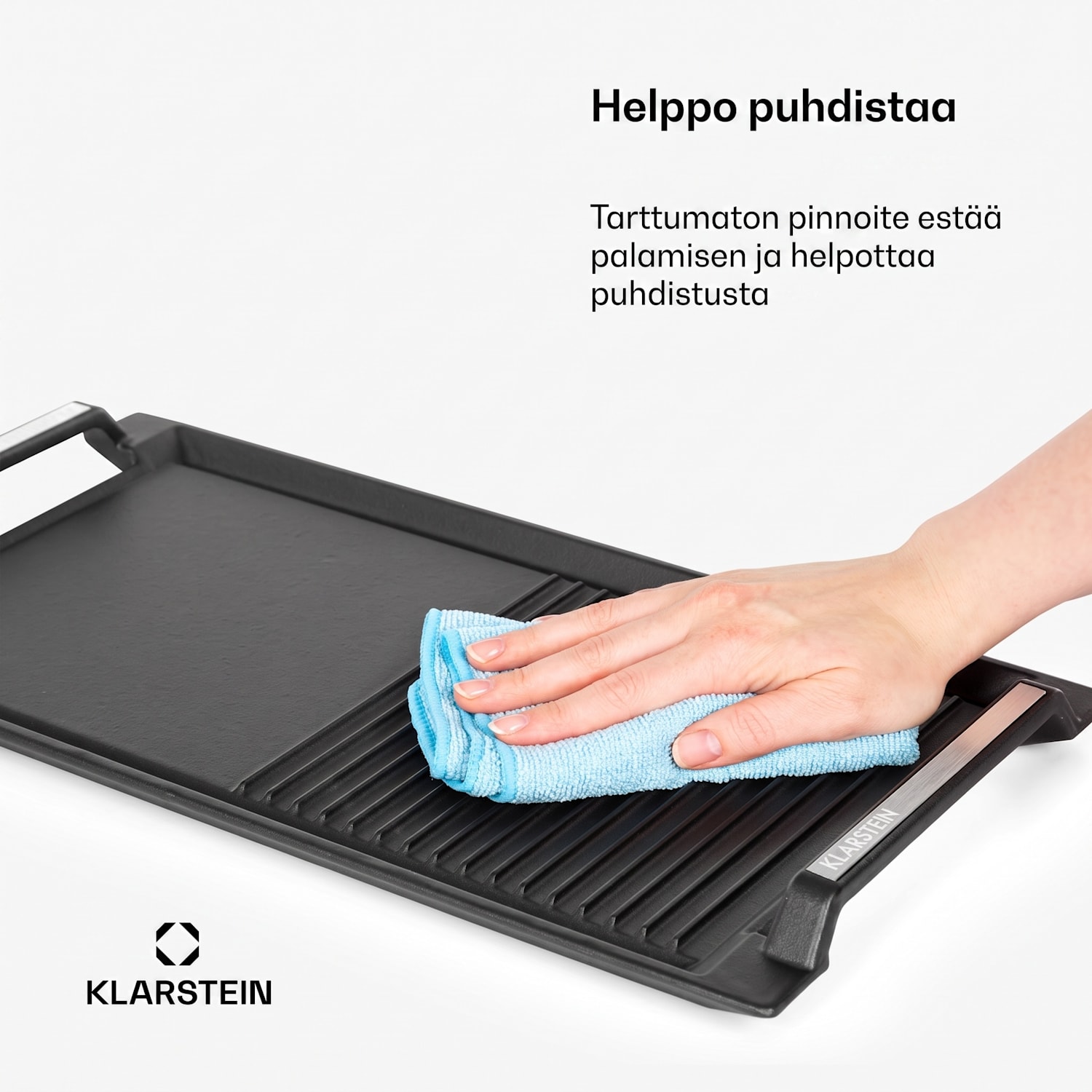 Delicatessa Grill Pan grillilevy induktioliedelle lisävaruste musta 