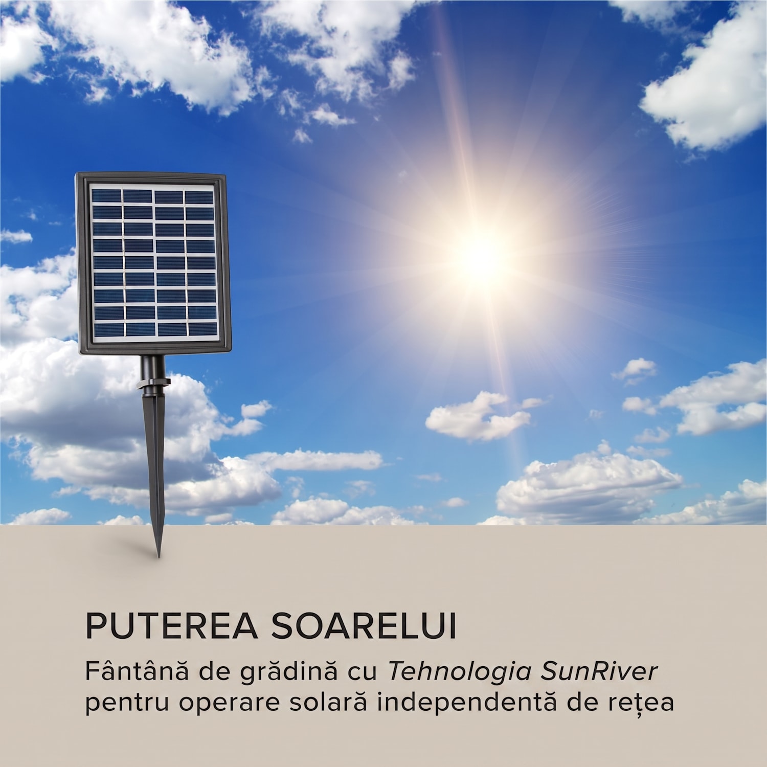 Messina, fontană cascadă, fontană solară, fontană de grădină, 4 niveluri, baterie 