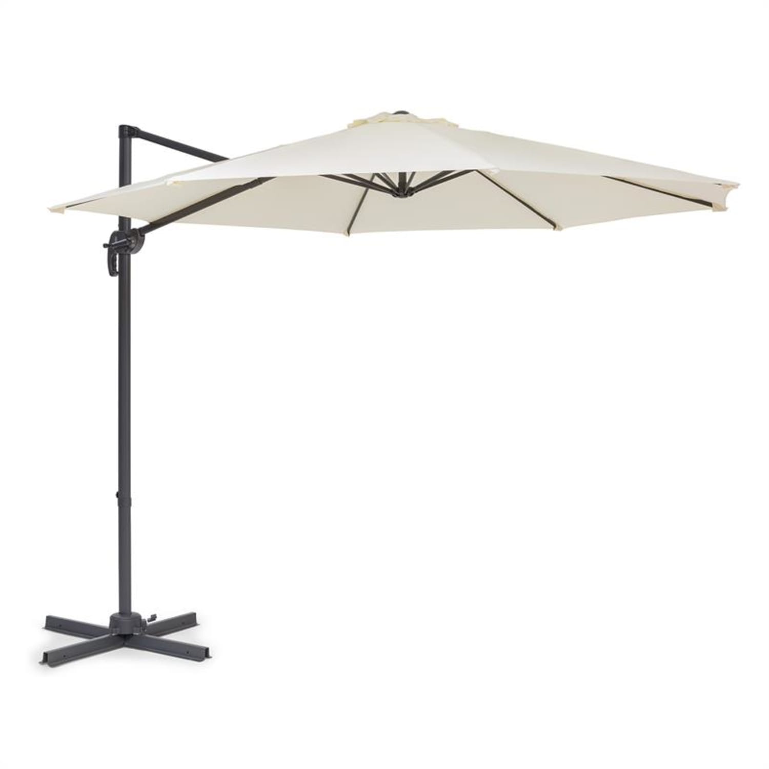 Belo Horizonte, parasol ogrodowy, 292 cm, poliester, UPF 30, wodoodporny Kremowy