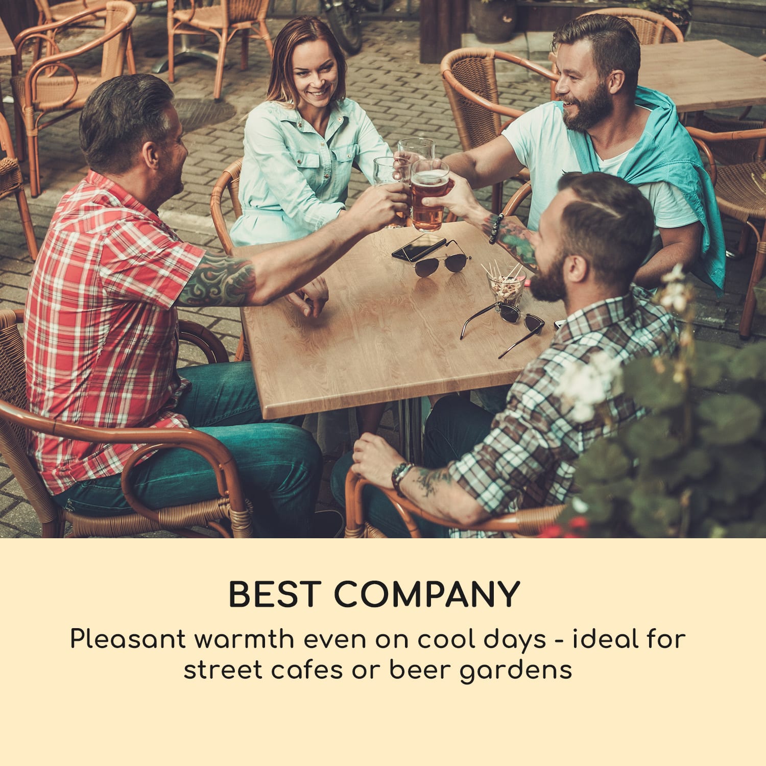 Smartwave, infravörös hősugárzó, 2400 W, széncső, WiFi,  alkalmazás, fehér Fehér