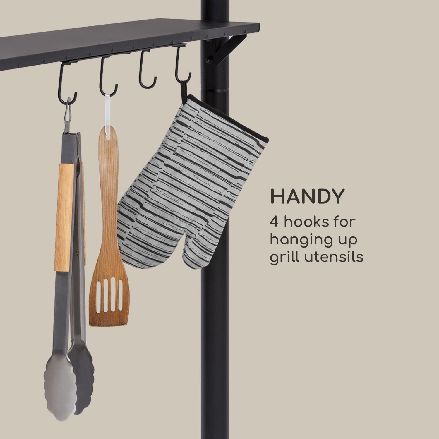 Steakhouse Wings, sjenica, 244 x 260 x 152 cm, 160 g / m2, poliester, čelik, siva 