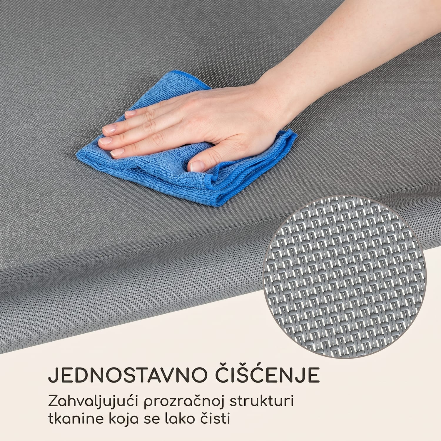 Palermo, dvosjed ljuljačka, samostojeći, čelični okvir, jastuk, krov, siva 