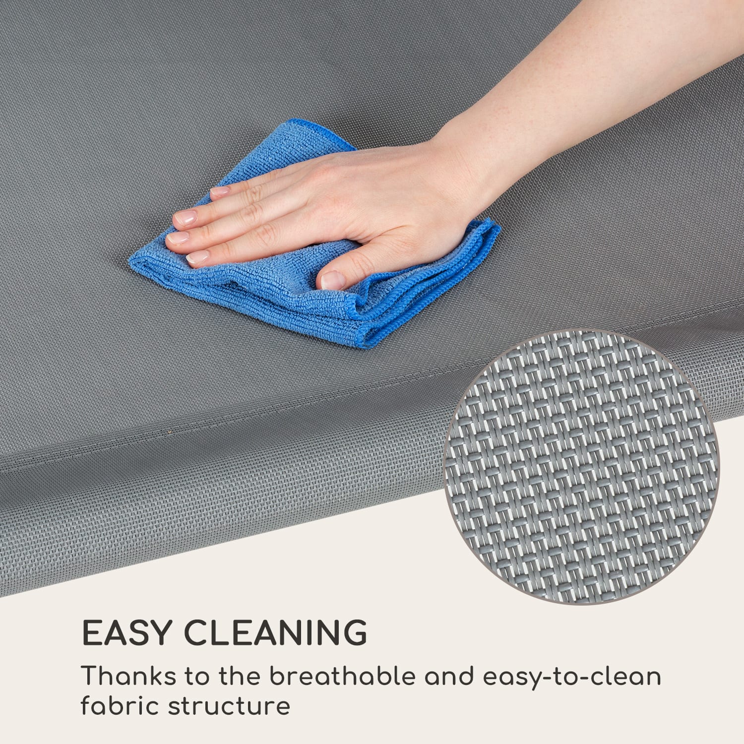 Palermo, șezlong balansoar dublu, independent, cadru din oțel, pernă, acoperiș, gri 