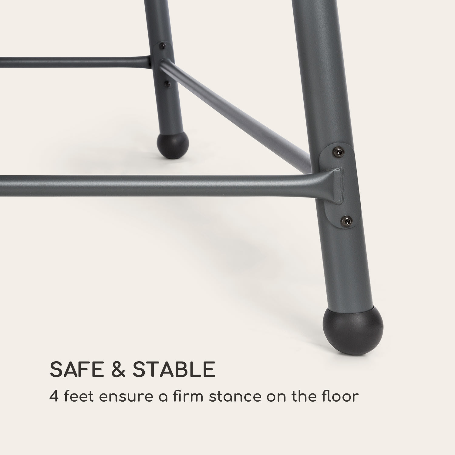 Palermo, șezlong balansoar dublu, independent, cadru din oțel, pernă, acoperiș, gri 