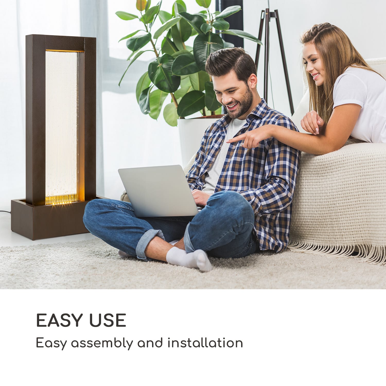 Skyriver Fonte de Jardim Interna Cabo LED Interno e Externo 10m