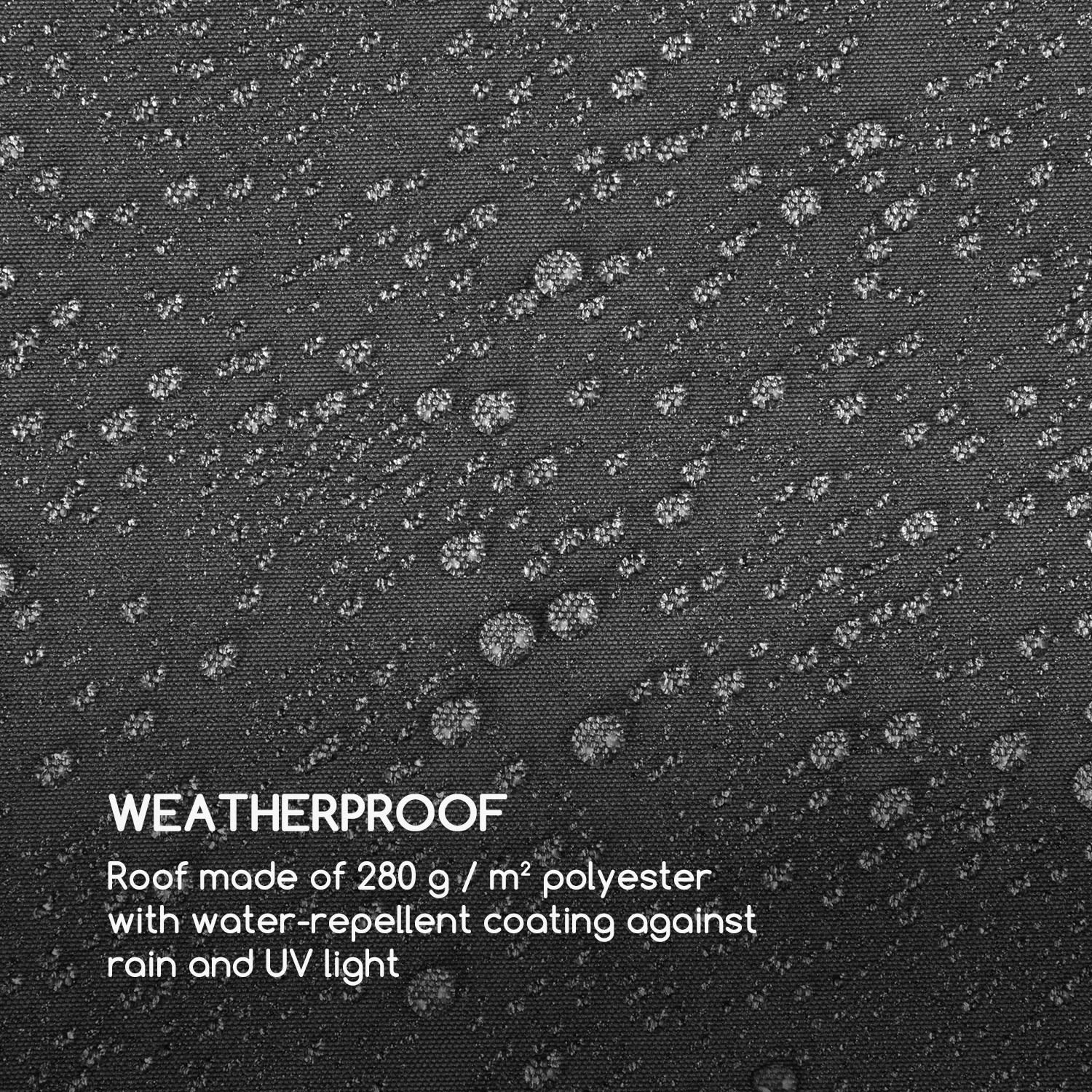 Pantheon RemoteShade Ambient, altán, motorizovaná střecha, LED světlo S LED světlem