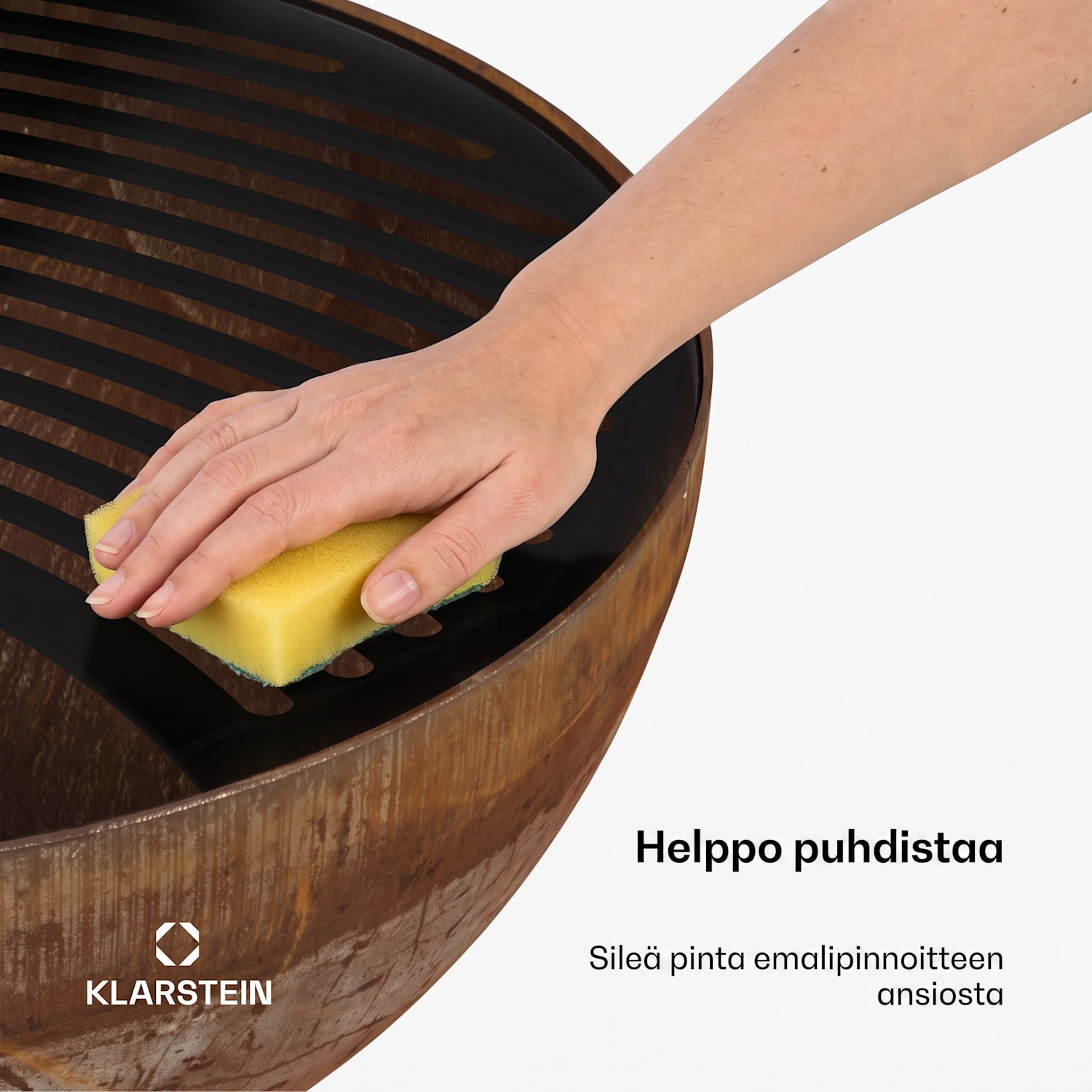 Savage tulimalja grillillä Ø: 60.5 cm teräs sis. säänsuojan ruosteenvärinen matala | Ruoste