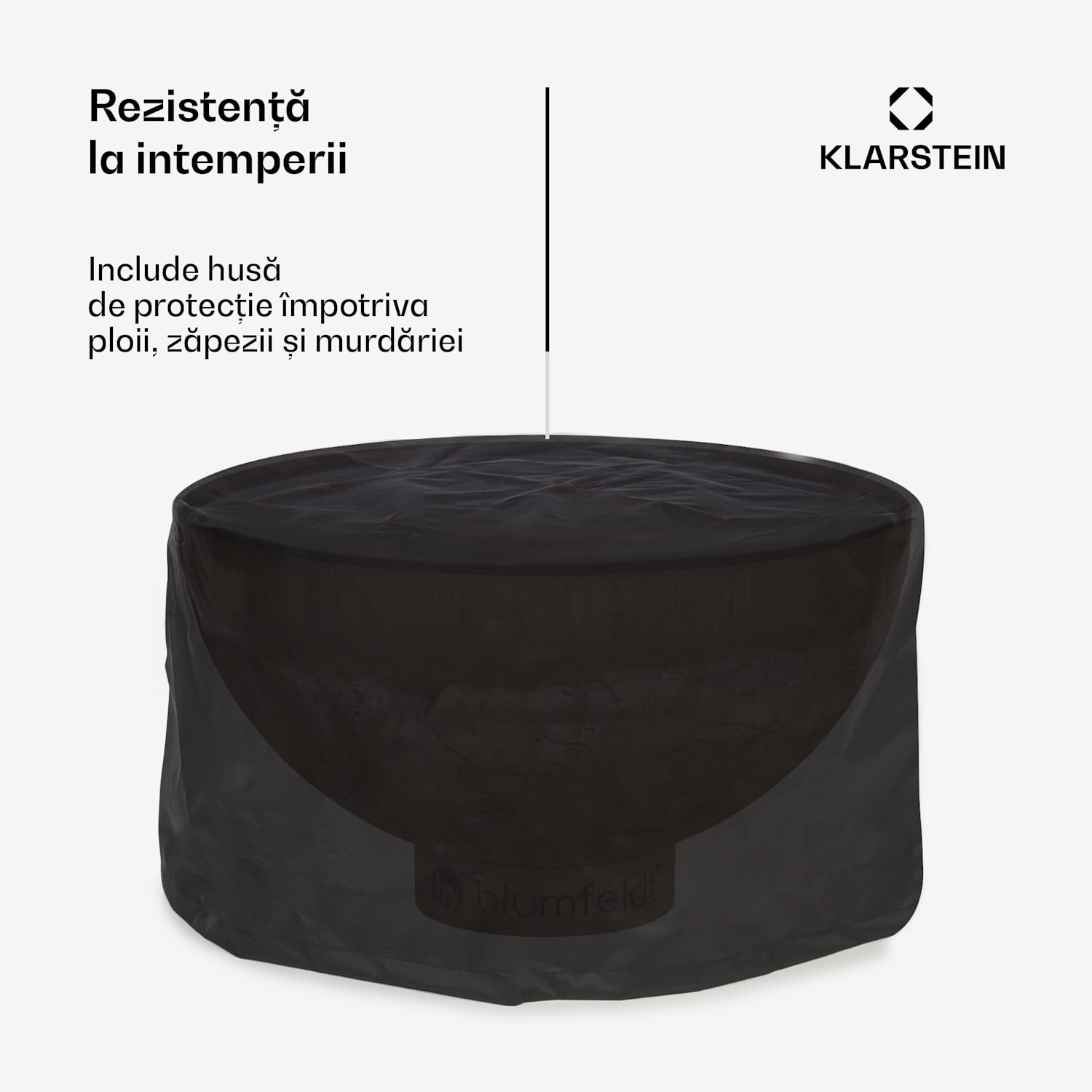 Savage, focar cu grătar, Ø: 60,5 cm, oțel, inclusiv protecție împotriva intemperiilor, ruginie 