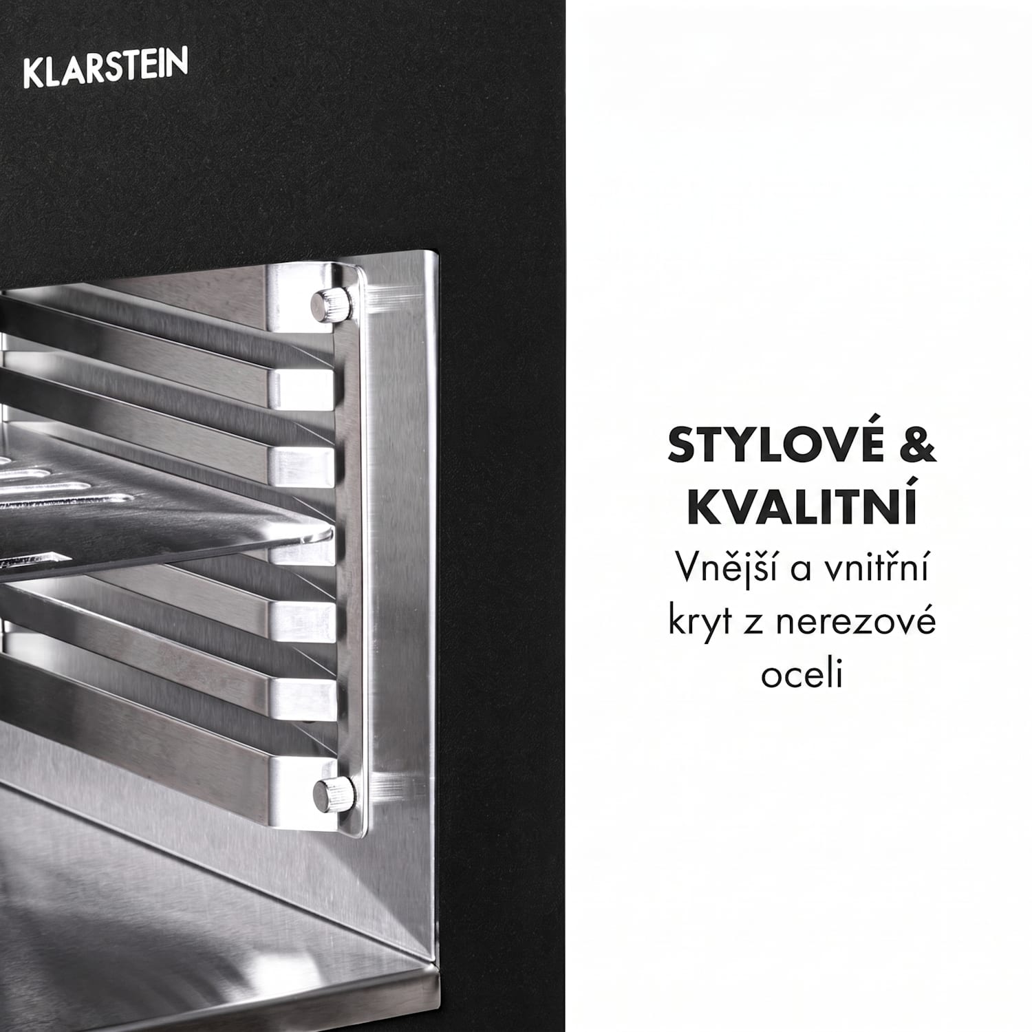Hannibal, vysokoteplotní gril, 2200 W, 850 °C, interiérový, nerezová ocel, černý Černá