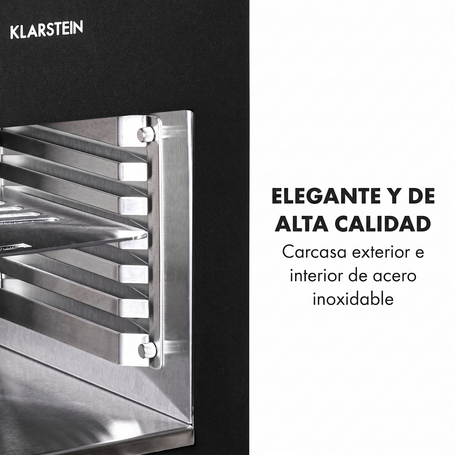 Parrilla de alta temperatura Hannibal para interiores 2200 W 850 °C Acero inoxidable negro Negro