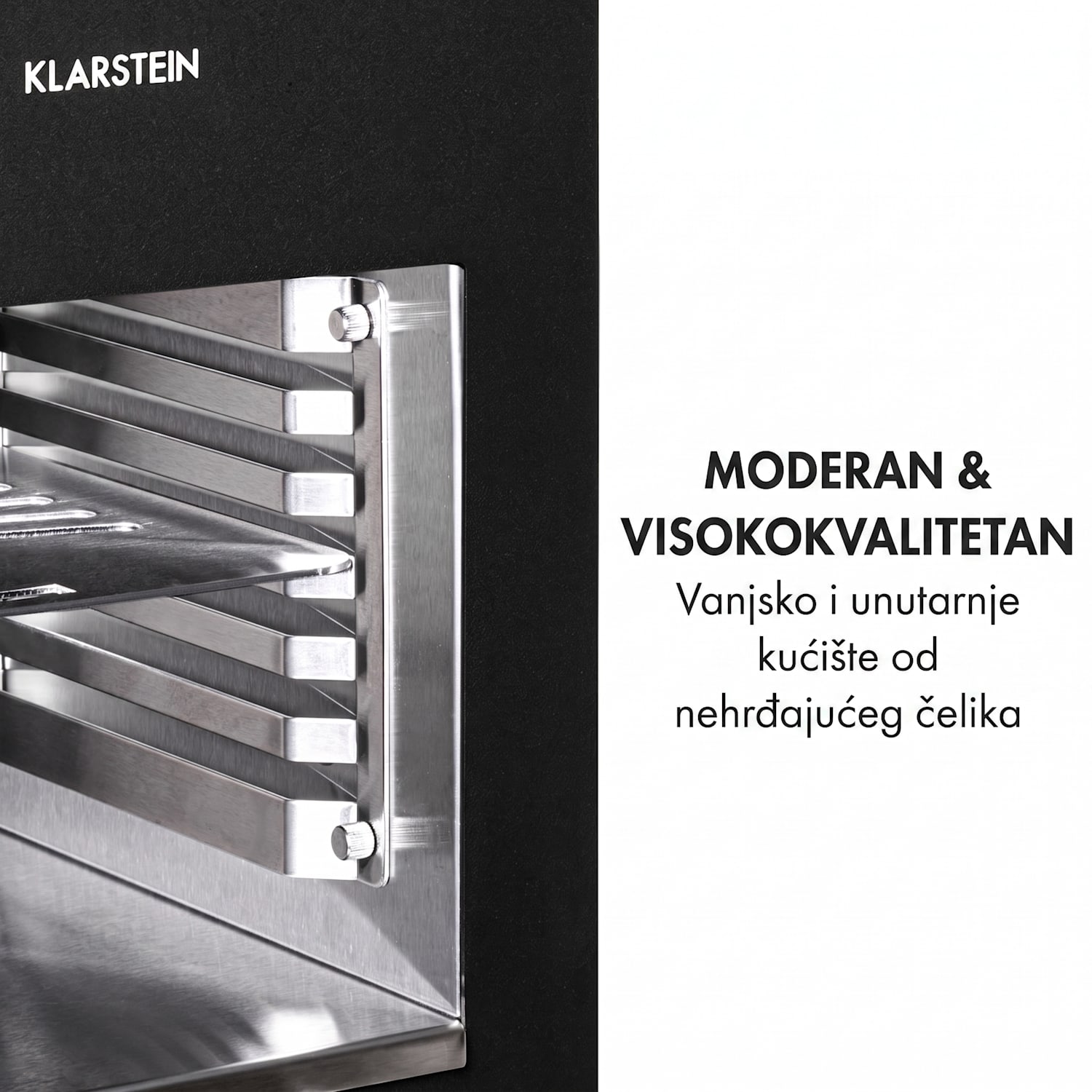 Hannibal, visokotemperaturni roštilj, 2200 W, 850 °C, za unutarnju upotrebu, crni Crna