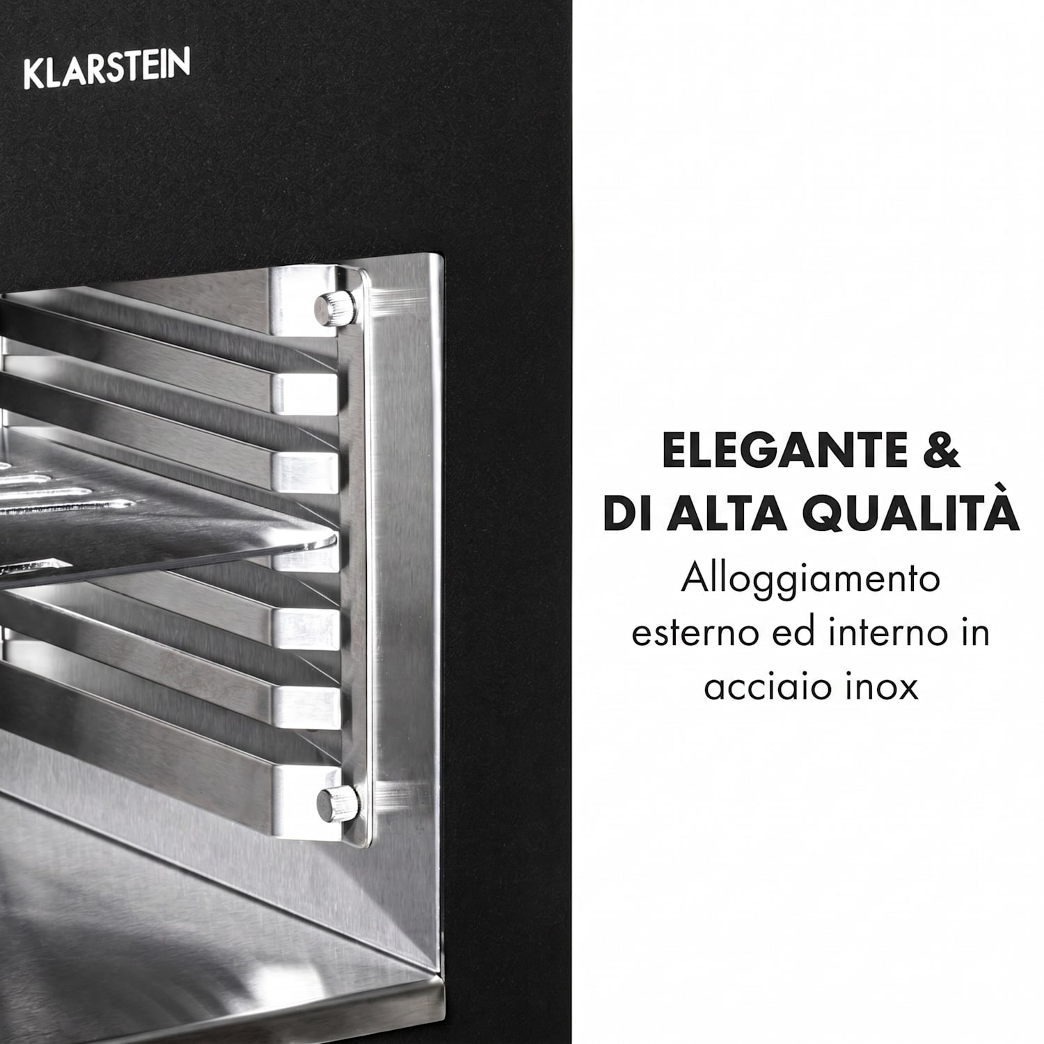 Hannibal - Grill ad alta temperatura per interni, 2.200 W, 850 °C, nero Nero